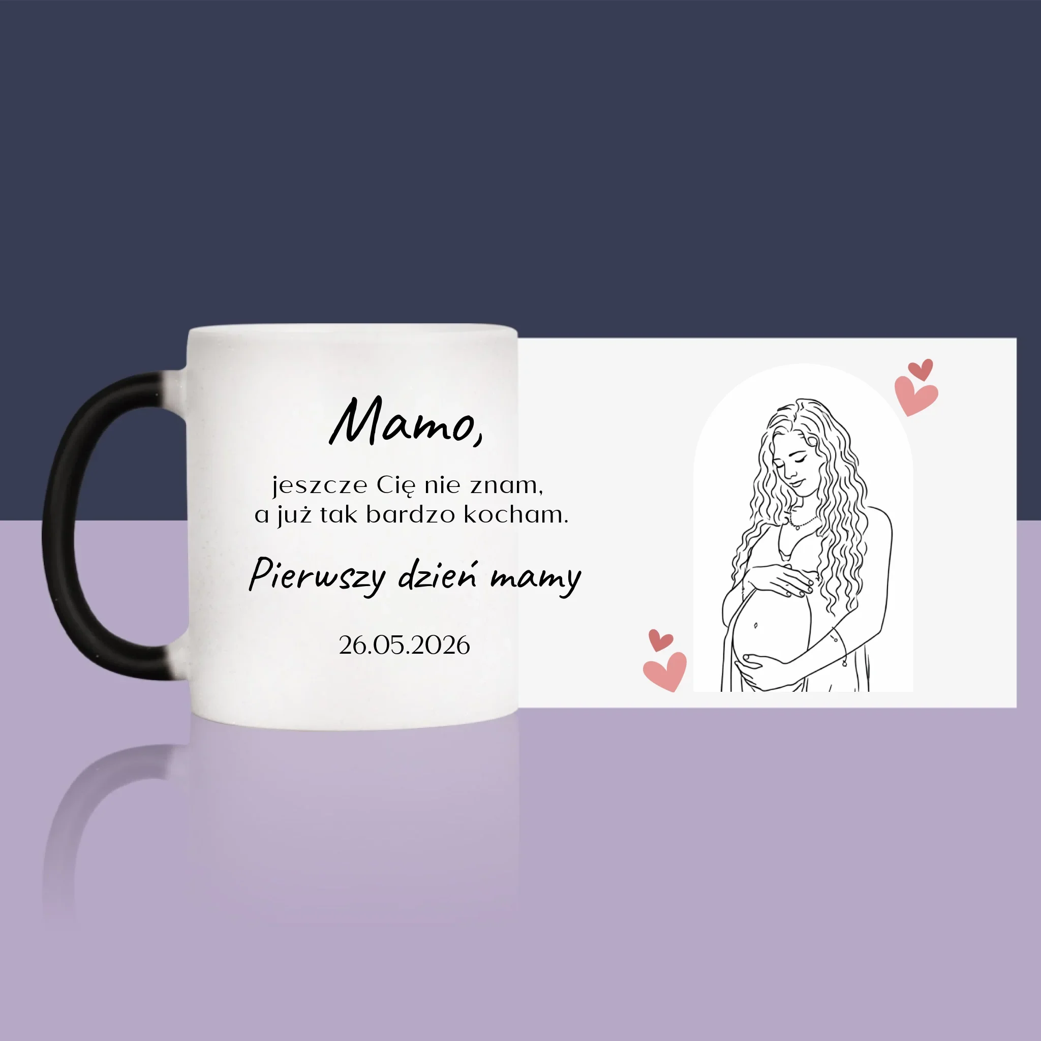 Zdjęcie i Podpis: Lineart Dla Mamy - Kubek z Nadrukiem - Image 13