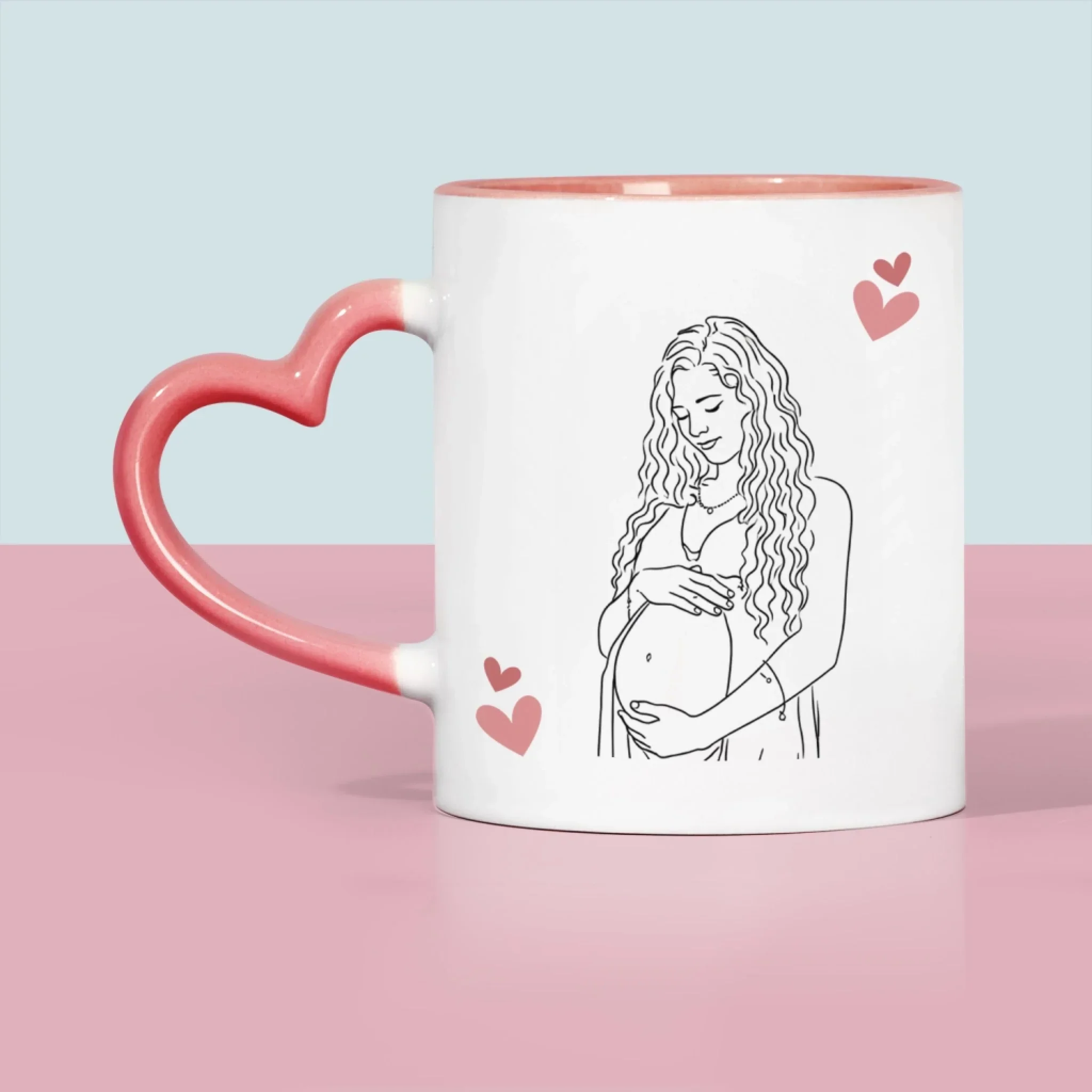 Zdjęcie i Podpis: Lineart Dla Mamy - Kubek z Nadrukiem - Image 5