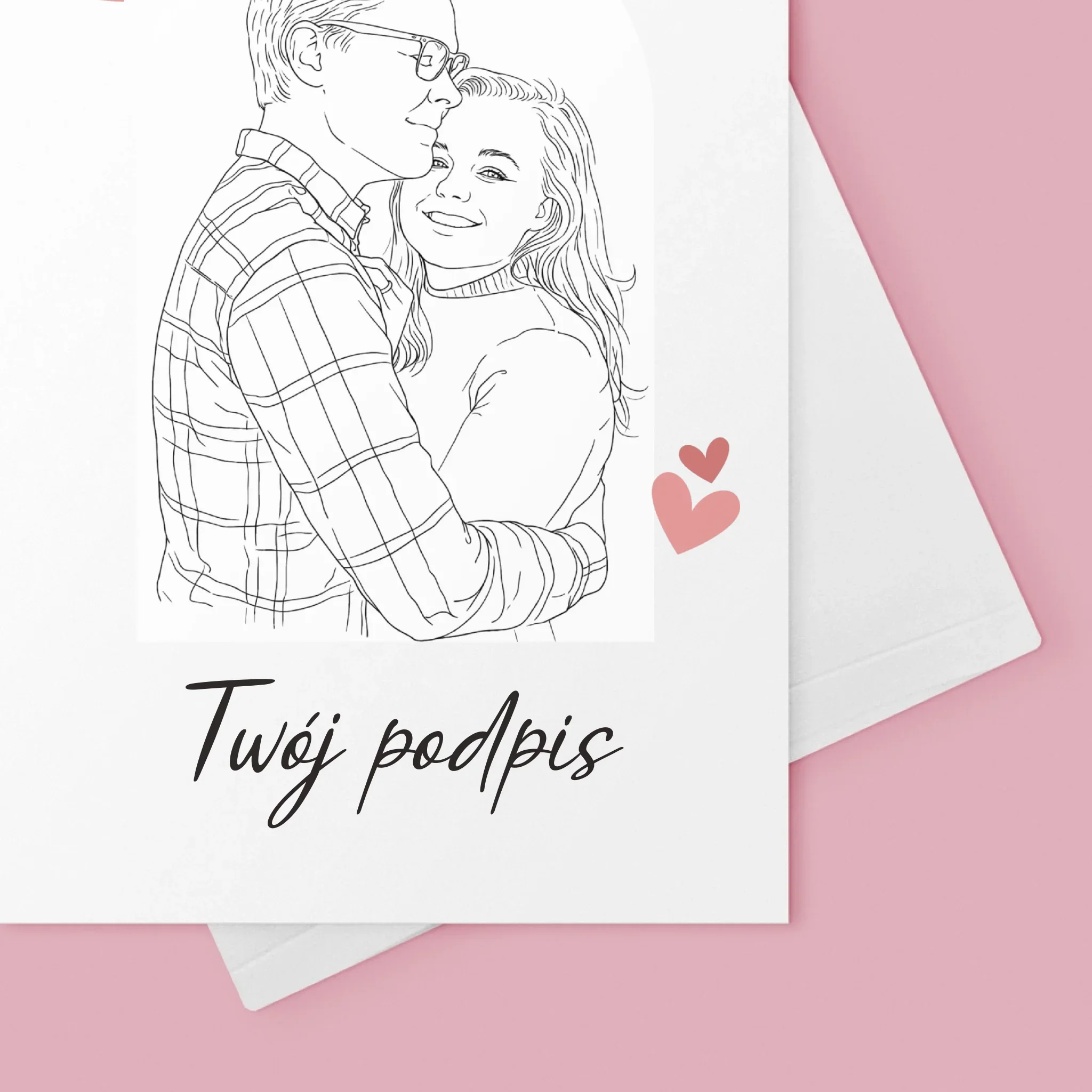 Zdjęcie i Podpis: Lineart - Kartka z Życzeniami - Image 4