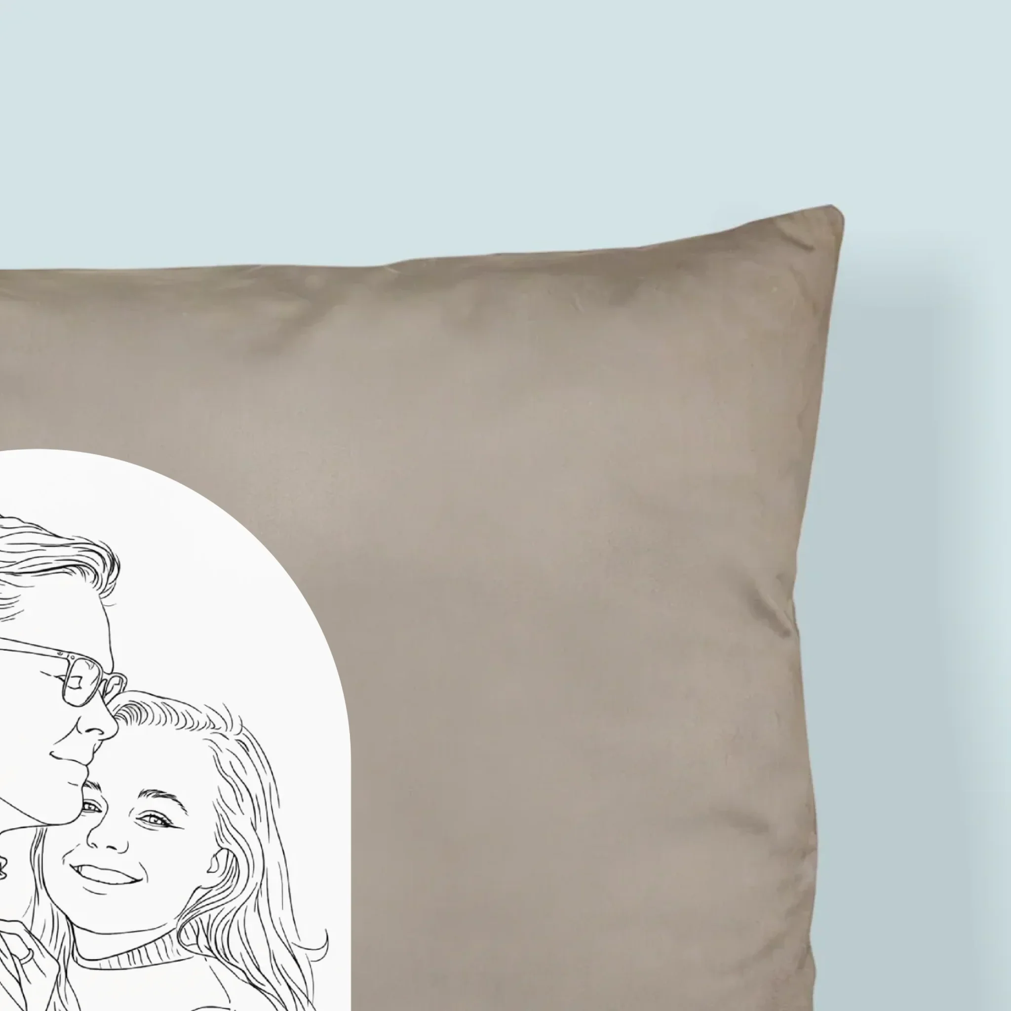 Zdjęcie i Podpis: Lineart - Poduszka z Nadrukiem - Image 2