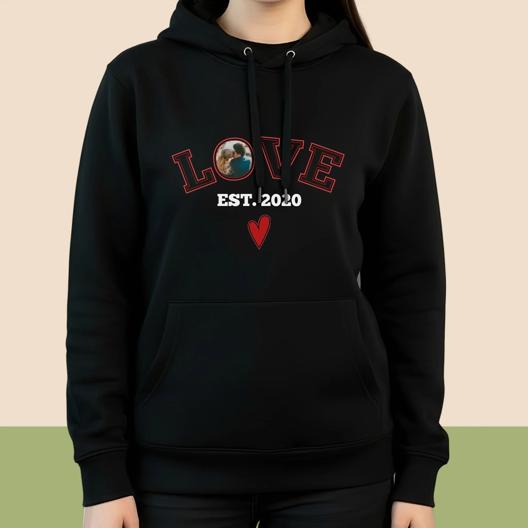 Zdjęcie I Podpis: Love Established - Bluzy Dla Par - Image 3