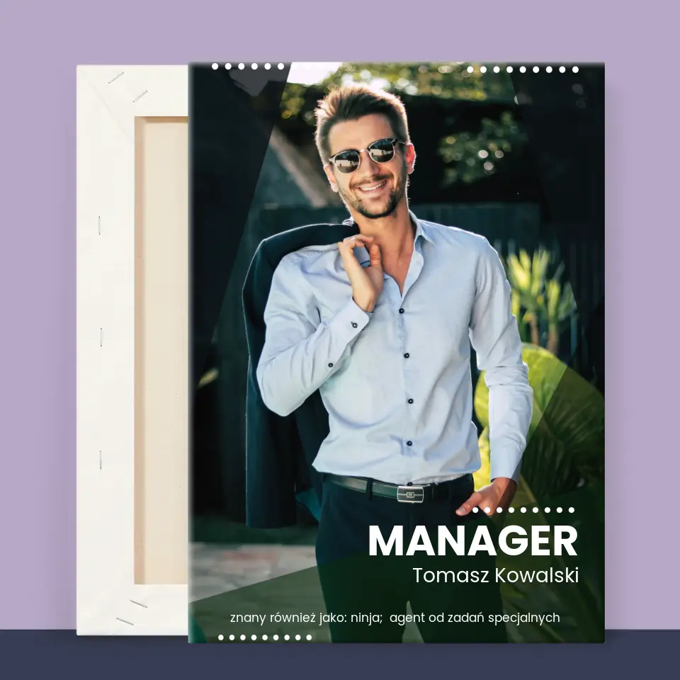 Zdjęcie i Podpis: Manager - Wydruk Obramowany - Image 13