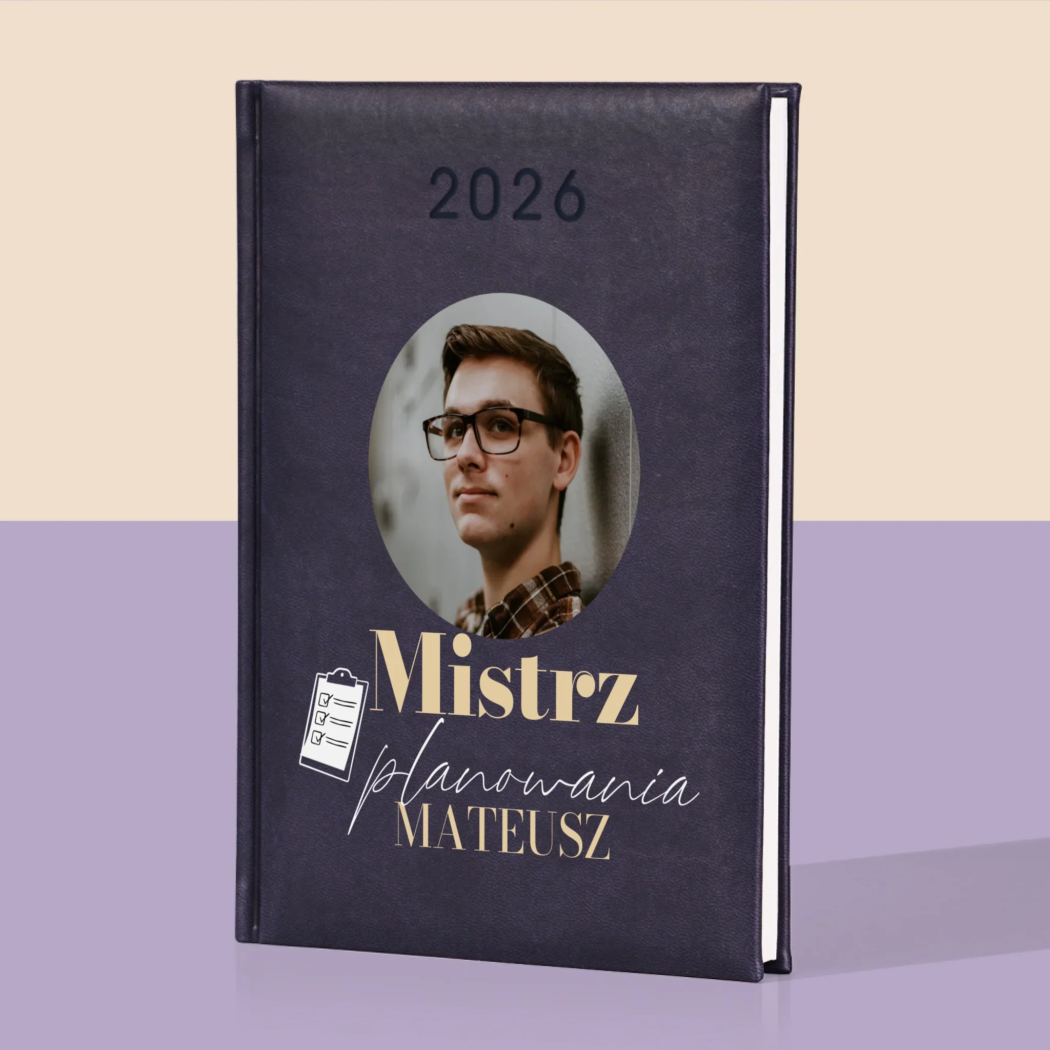 Zdjęcie i Podpis: Mistrz Planowania - Kalendarz Książkowy