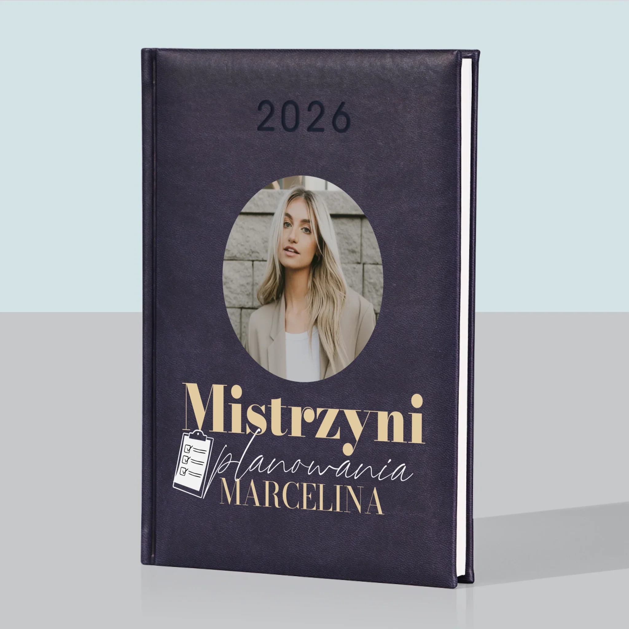 Zdjęcie i Podpis: Mistrzyni Planowania - Kalendarz Książkowy