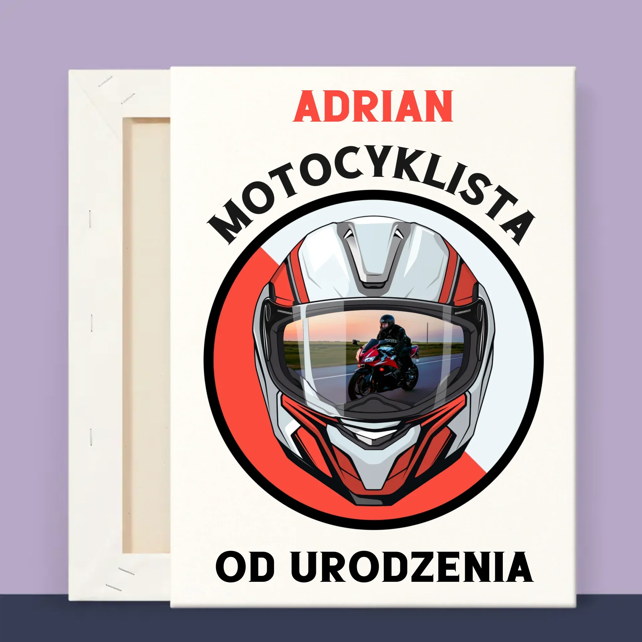 Zdjęcie I Podpis: Motocyklista Od Urodzenia - Wydruk Obramowany - Image 12