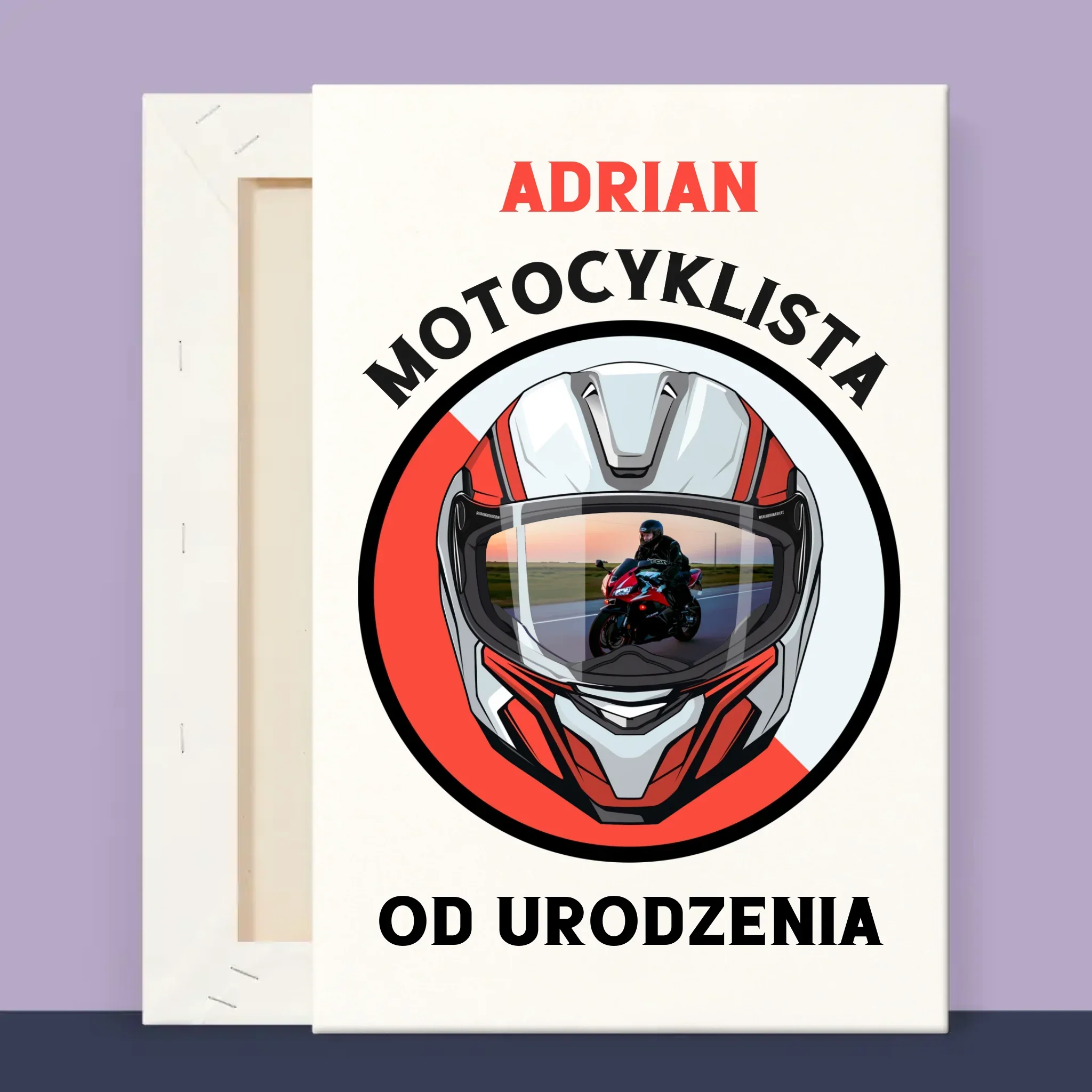 Zdjęcie I Podpis: Motocyklista Od Urodzenia - Wydruk Obramowany - Image 13