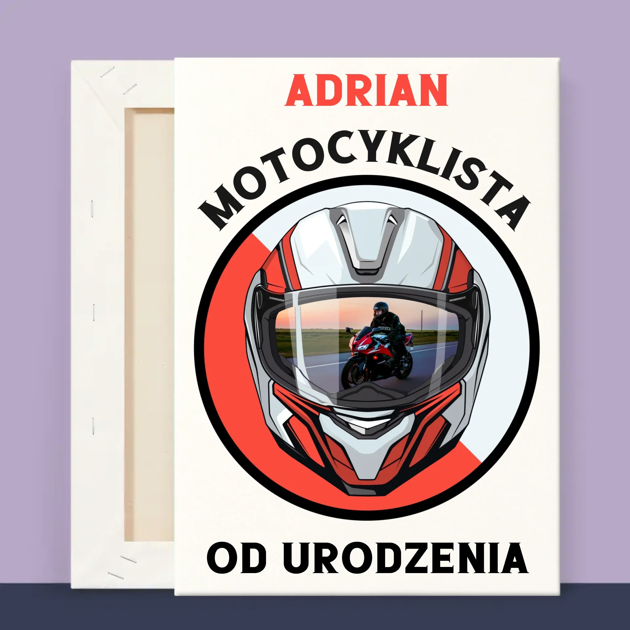 Zdjęcie I Podpis: Motocyklista Od Urodzenia - Wydruk Obramowany - Image 14