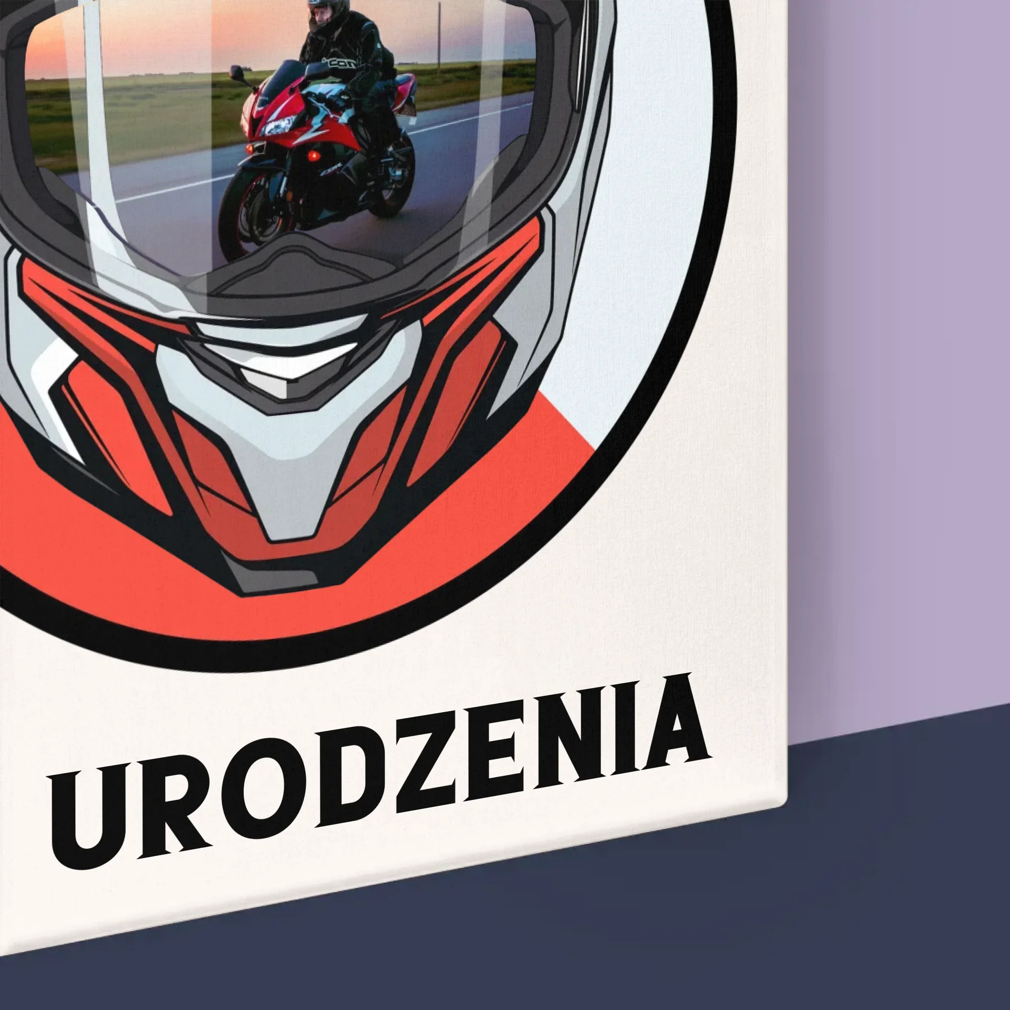 Zdjęcie I Podpis: Motocyklista Od Urodzenia - Wydruk Obramowany - Image 17
