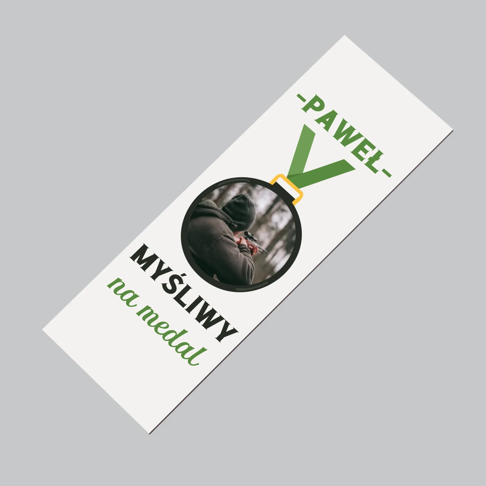 Zdjęcie I Podpis: Myśliwy Na Medal - Magnes Na Lodówkę - Image 2