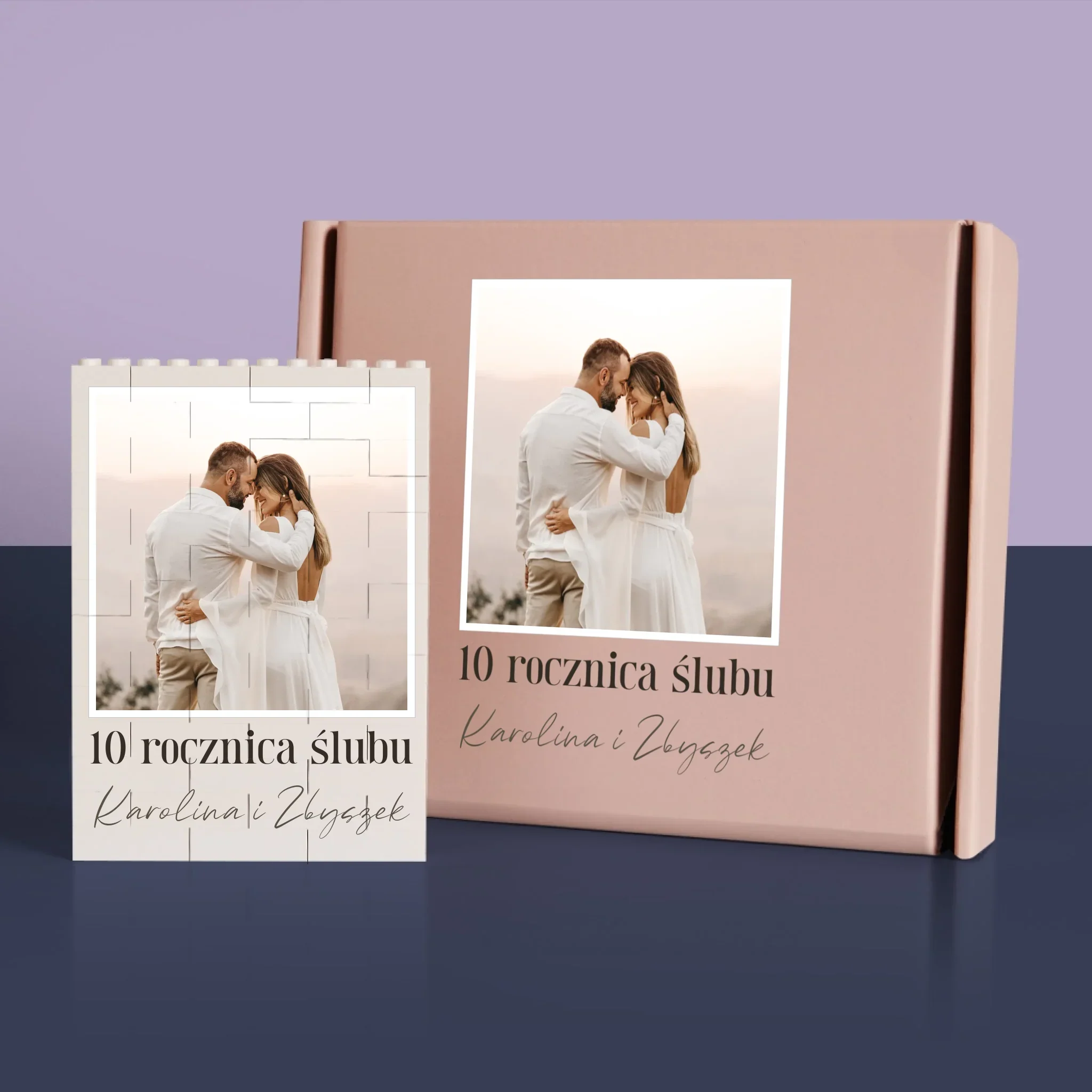 Zdjęcie i Podpis: Na Rocznicę - Klocki LEGO z Nadrukiem - Image 4
