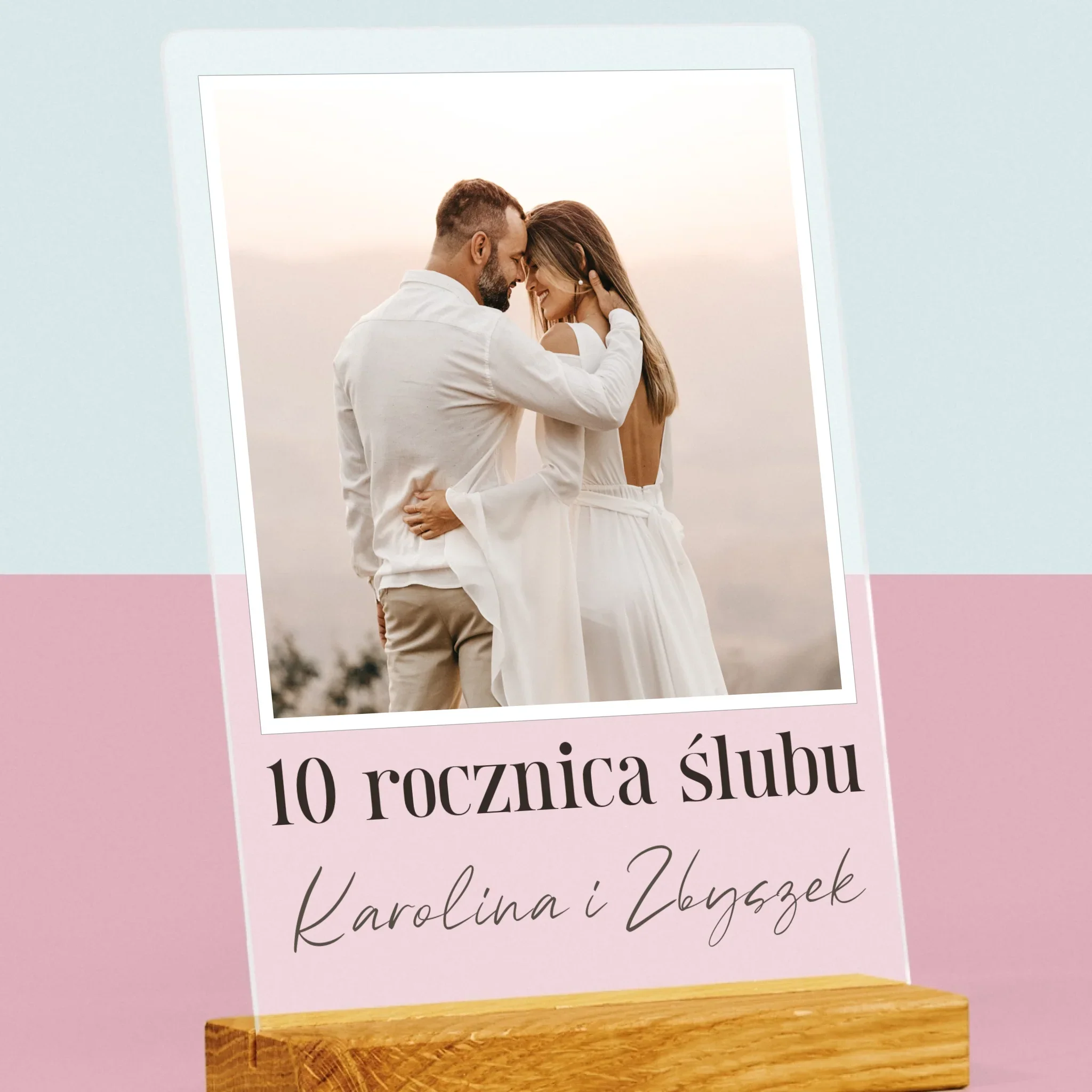 Zdjęcie I Podpis: Na Rocznicę - Wydruk Na Szkle Akrylowym - Image 2