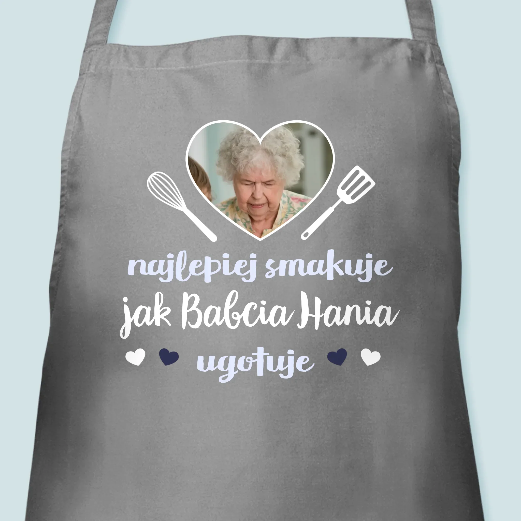 Zdjęcie i Podpis: Najlepiej Smakuje - Fartuch z Nadrukiem - Image 3