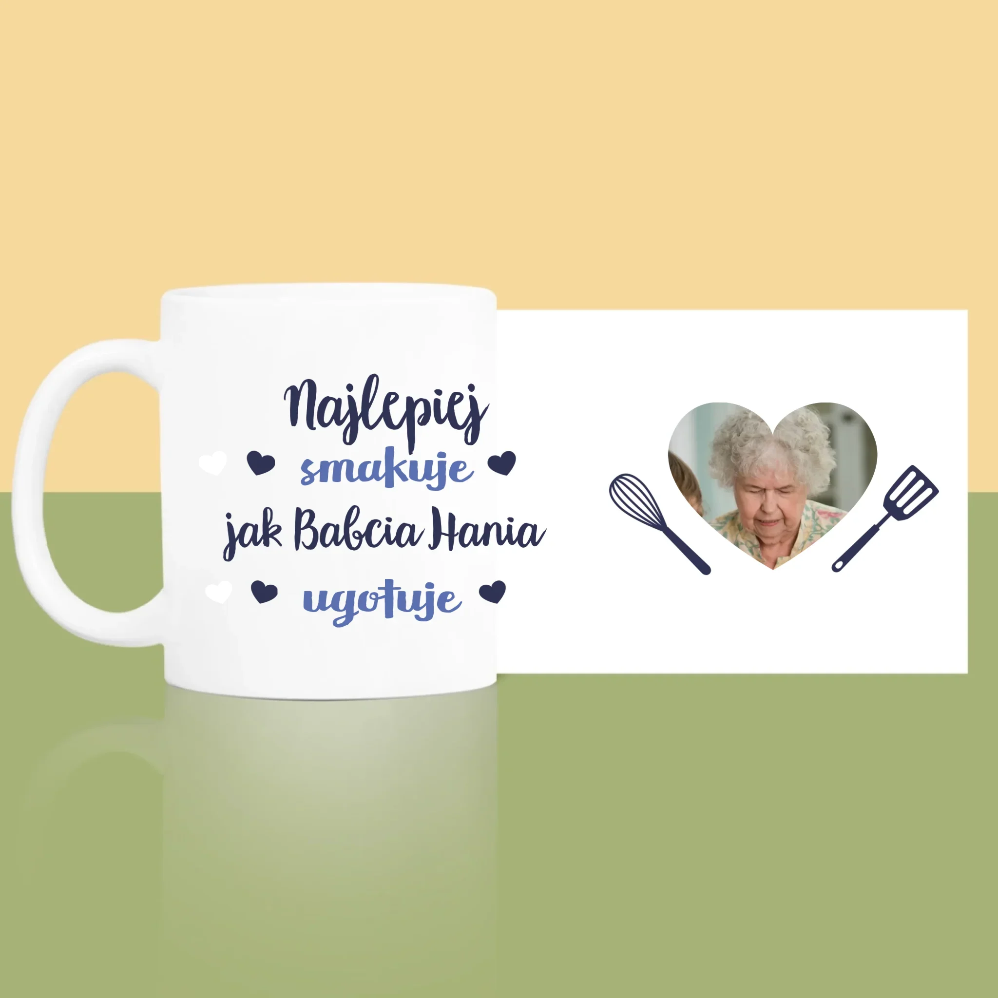 Zdjęcie i Podpis: Najlepiej Smakuje -  Kubek z Nadrukiem - Image 3