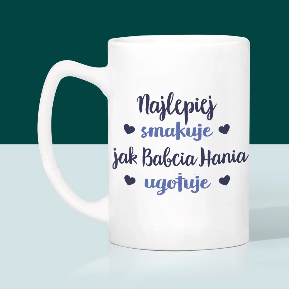 Zdjęcie i Podpis: Najlepiej Smakuje -  Kubek z Nadrukiem - Image 4