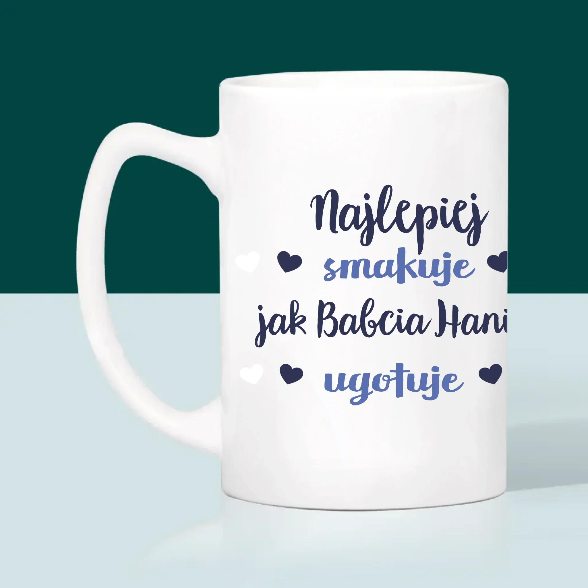 Zdjęcie i Podpis: Najlepiej Smakuje -  Kubek z Nadrukiem - Image 5