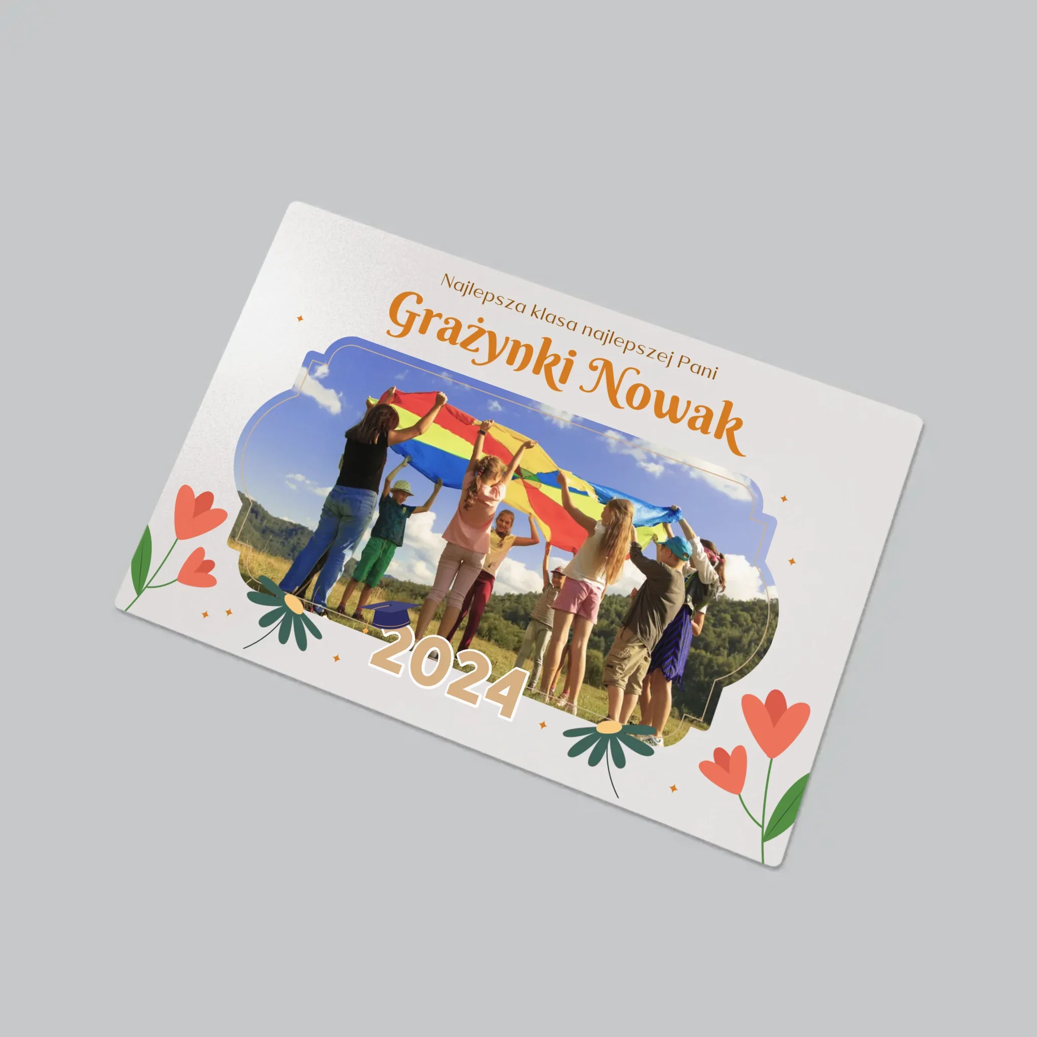 Zdjęcie i Podpis: Najlepsza Klasa - Podkładka Na Biurko