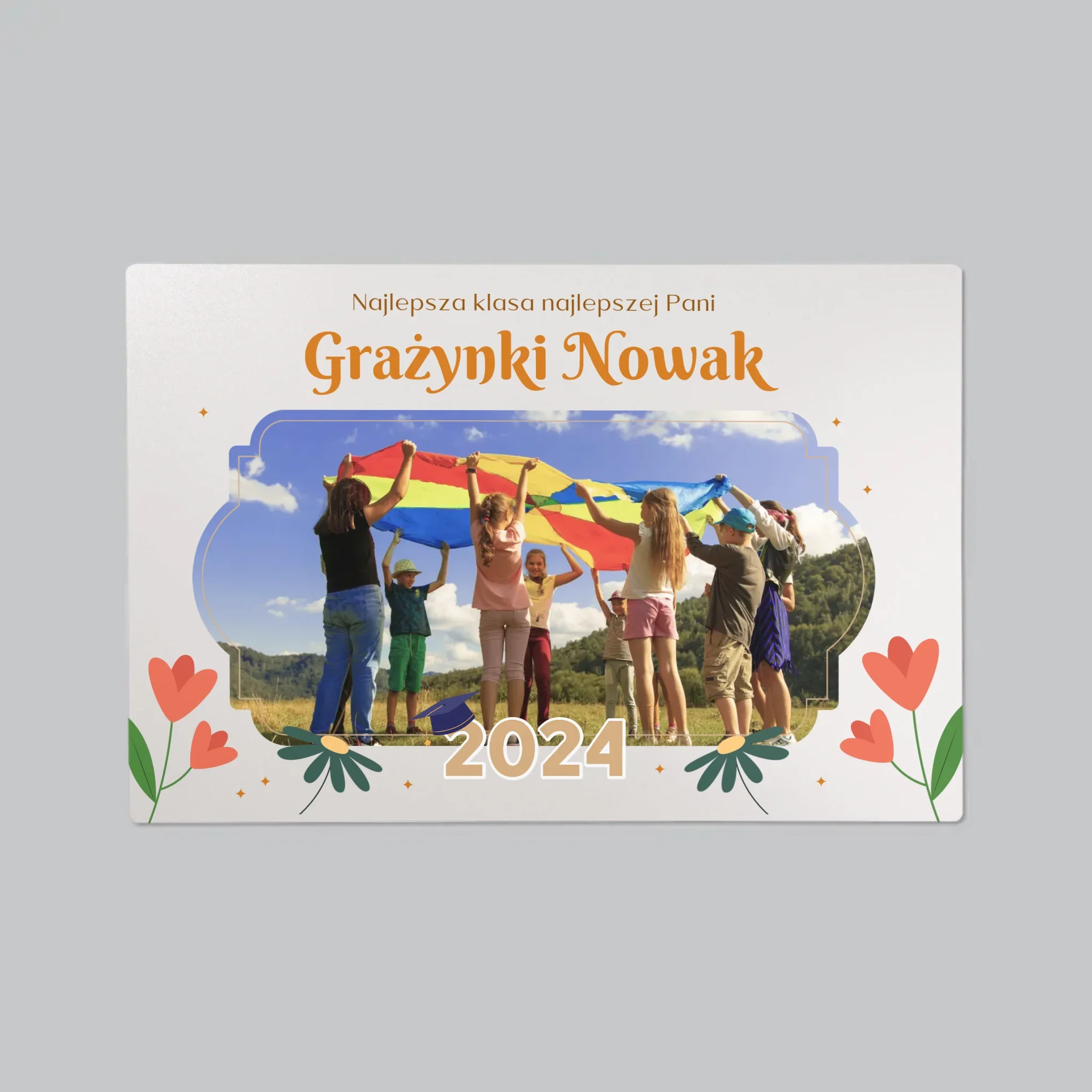 Zdjęcie i Podpis: Najlepsza Klasa - Podkładka Na Biurko - Image 2