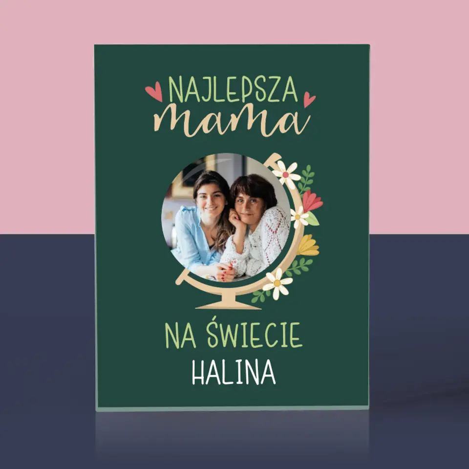Zdjęcie i Podpis: Najlepsza Mama Świat - Blok Akrylowy z Nadrukiem - Image 3