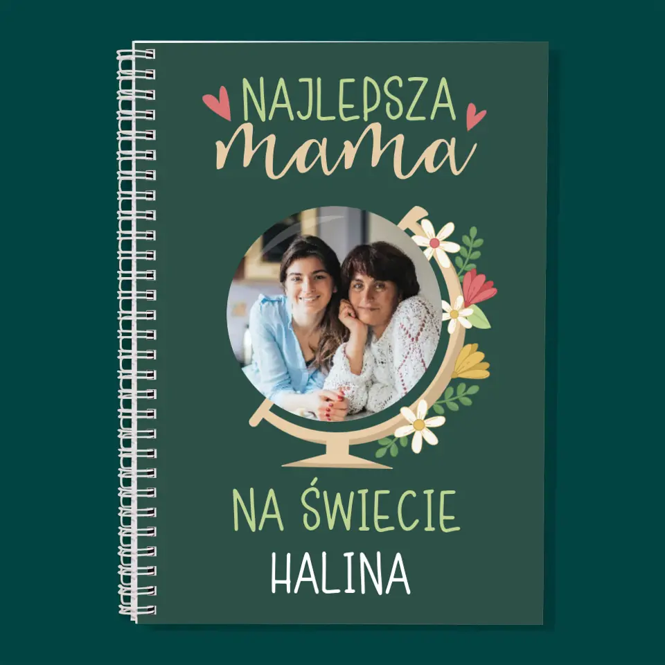 Zdjęcie i Podpis: Najlepsza Mama Świat - Planer Dzienny z Nadrukiem - Image 3