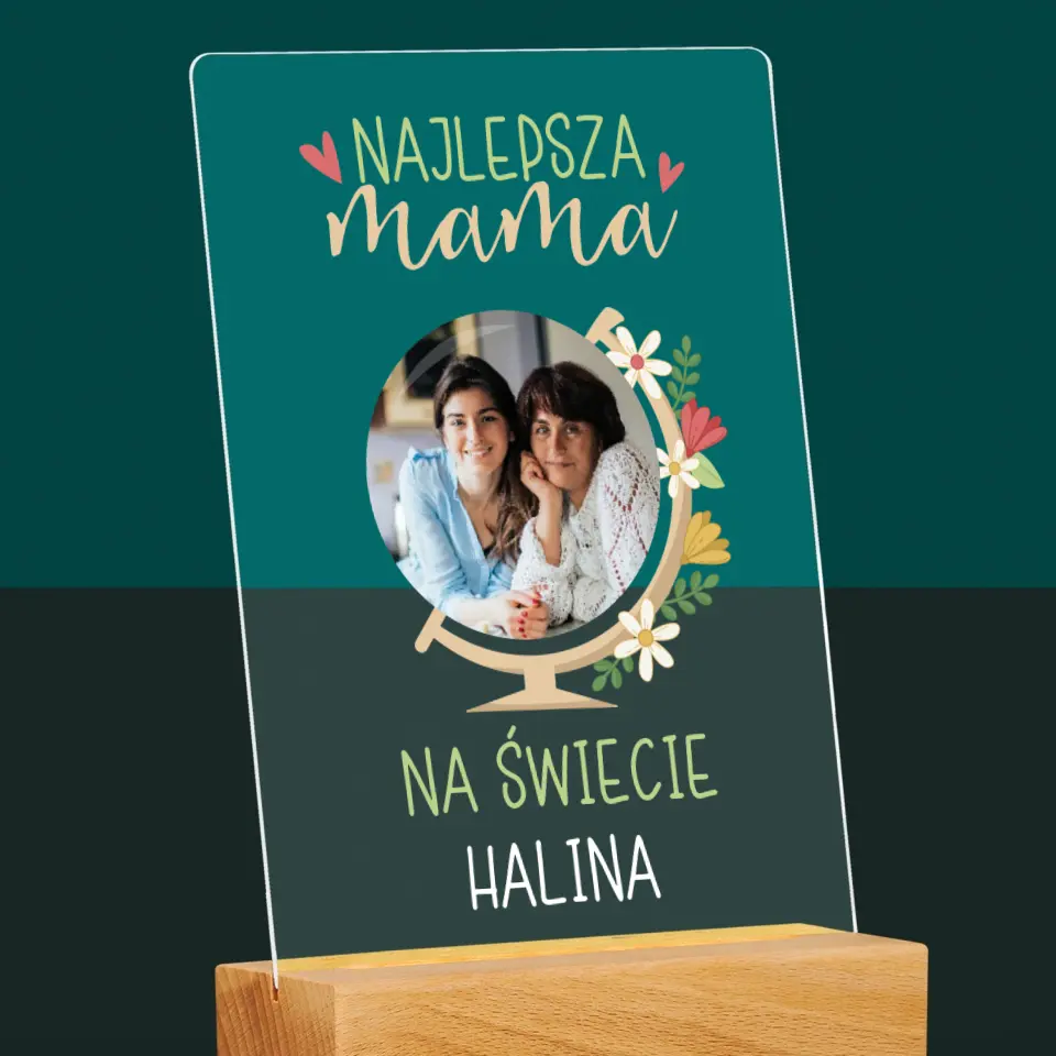 Zdjęcie i Podpis: Najlepsza Mama Świat - Wydruk Na Szkle Akrylowym - Image 6