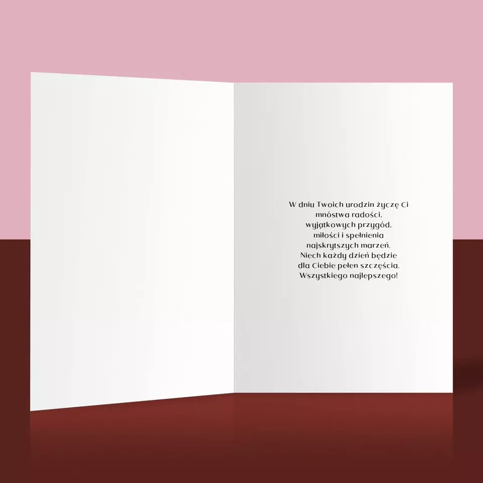 Zdjęcie i Podpis: Najlepsza Osiemnastka - Kartka z Życzeniami - Image 2