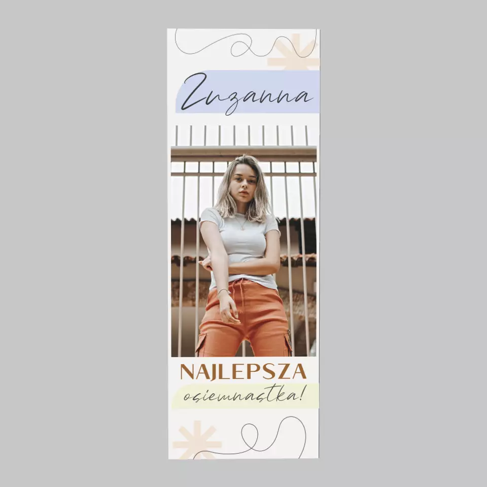 Zdjęcie i Podpis: Najlepsza Osiemnastka - Magnes Na Lodówkę