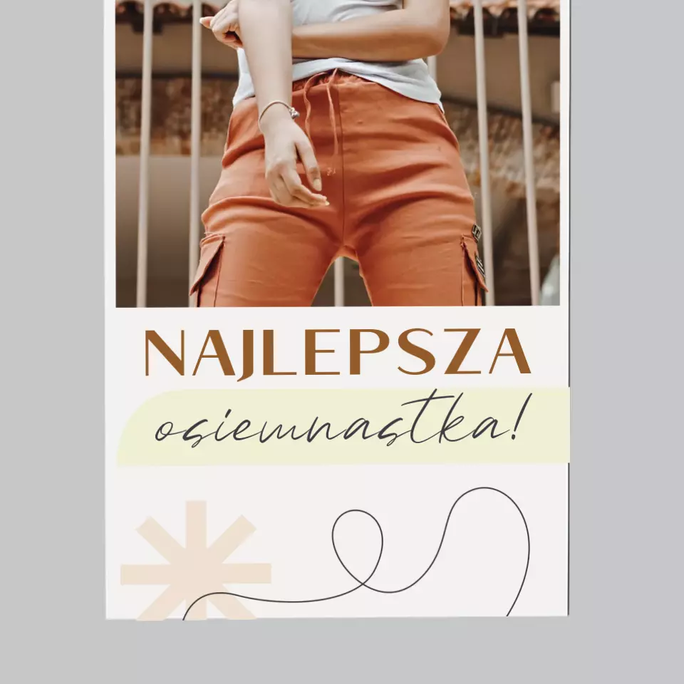 Zdjęcie i Podpis: Najlepsza Osiemnastka - Magnes Na Lodówkę - Image 4
