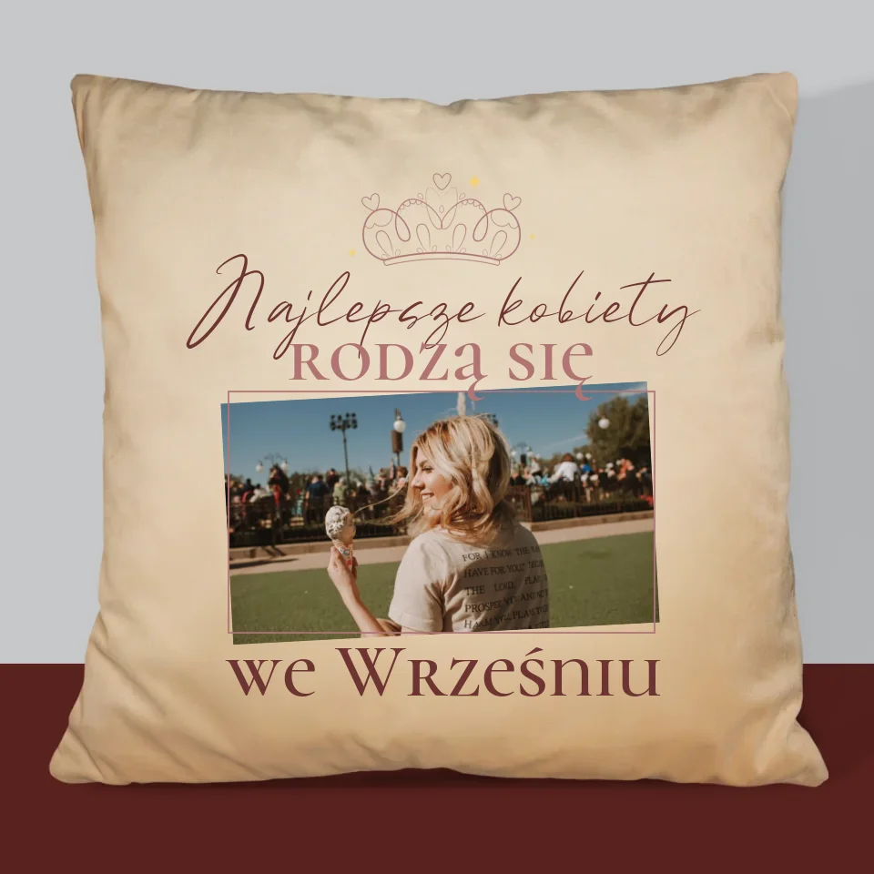 Zdjęcie i Podpis: Najlepsze Kobiety - Poduszka z Nadrukiem - Image 6