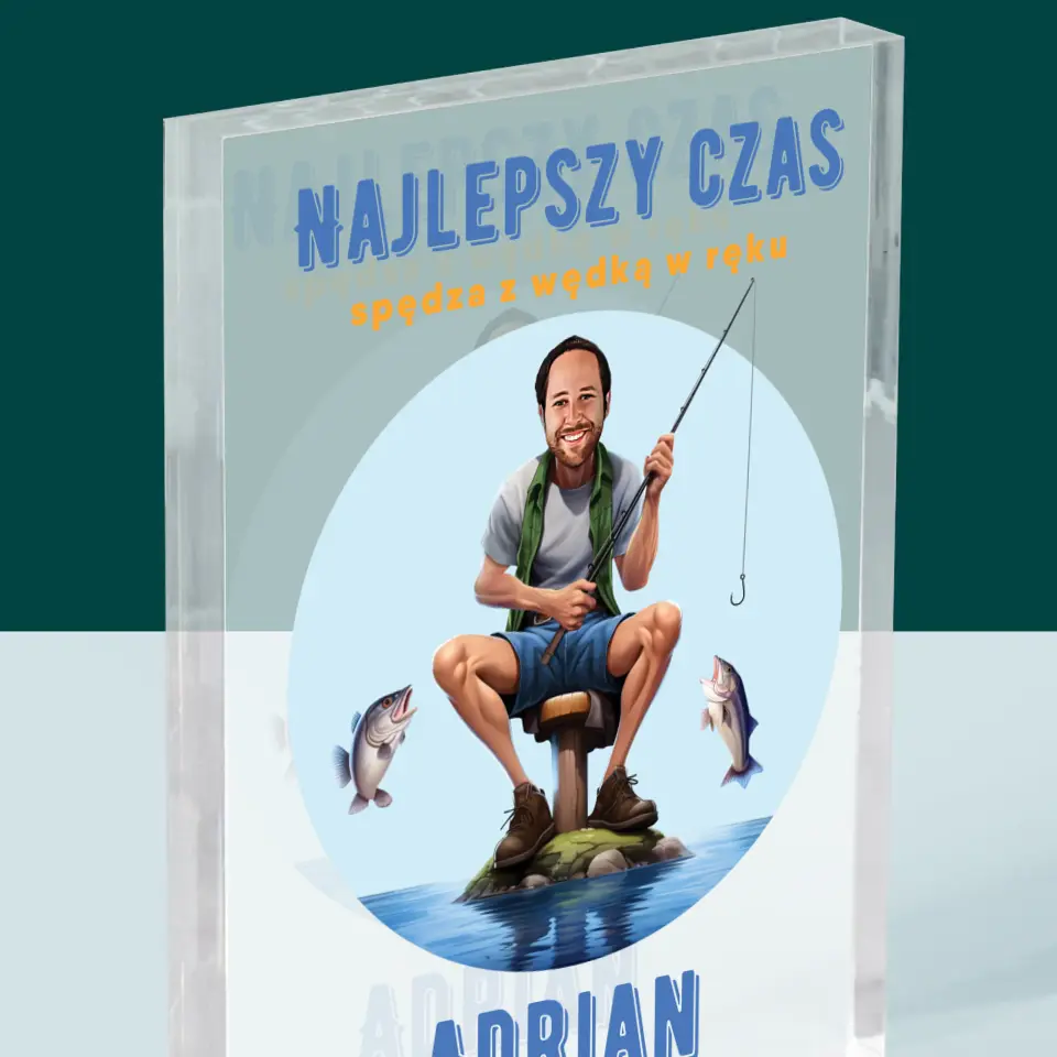Zdjęcie i Podpis: Najlepszy Czas - Blok Akrylowy z Nadrukiem - Image 2
