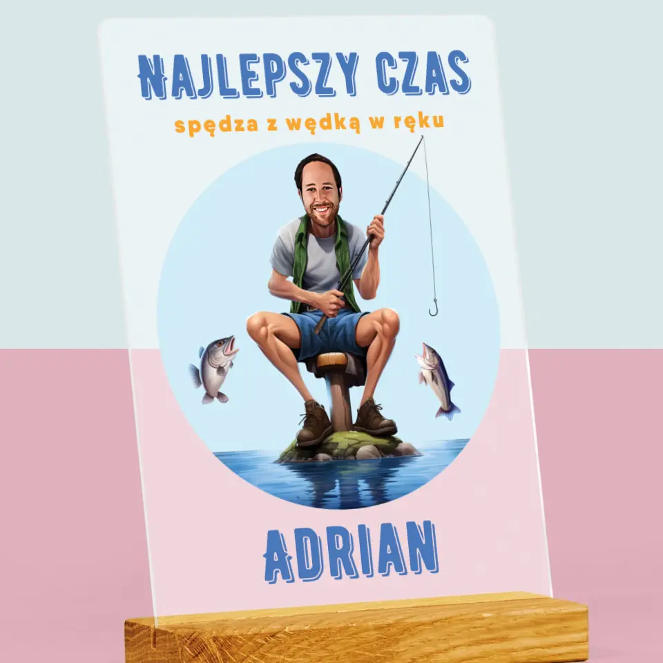 Zdjęcie i Podpis: Najlepszy Czas - Wydruk Na Szkle Akrylowym - Image 2