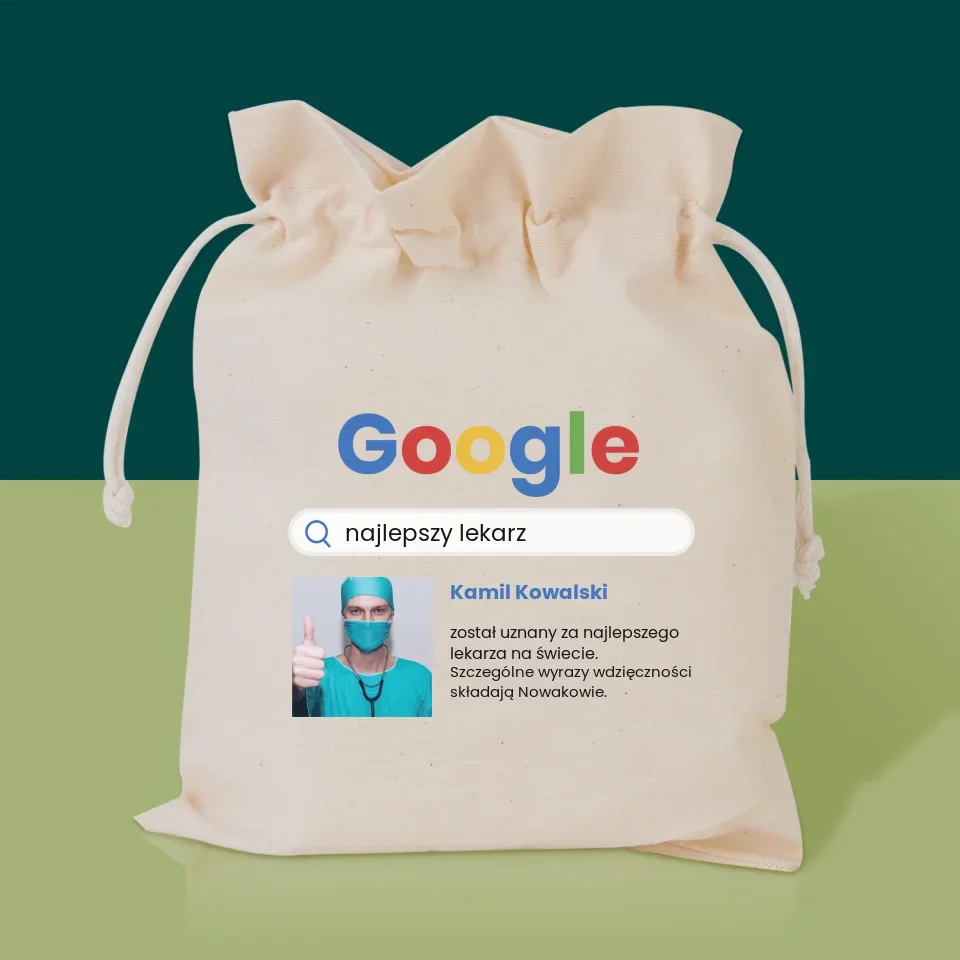 Zdjęcie i Podpis: Najlepszy Lekarz Wynik Google - Herbata w Woreczku - Image 2