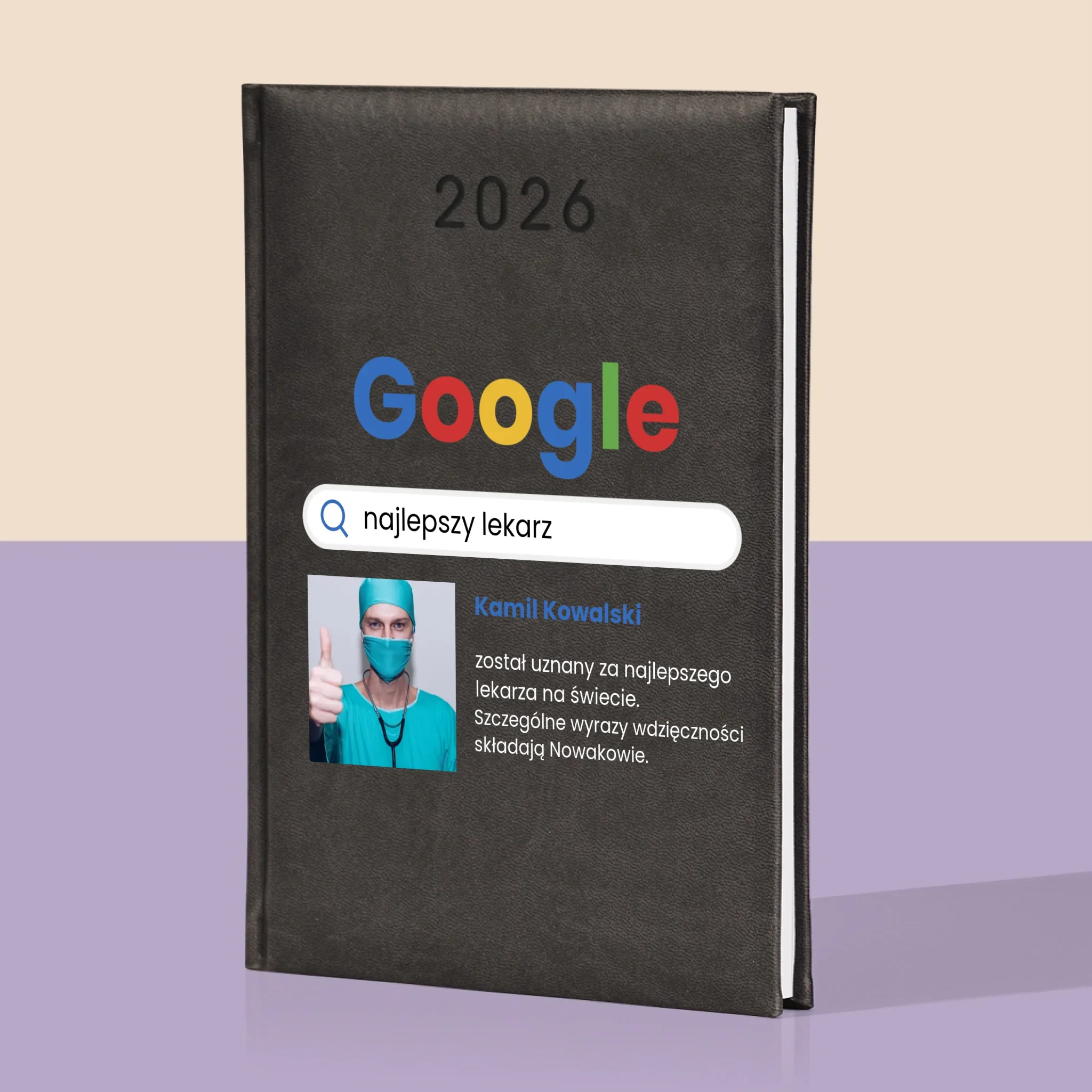 Zdjęcie i Podpis: Najlepszy Lekarz Wynik Google - Kalendarz Książkowy - Image 6