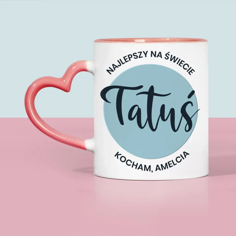 Zdjęcie i Podpis: Najlepszy Na Świecie Tatuś - Kubek z Nadrukiem - Image 5