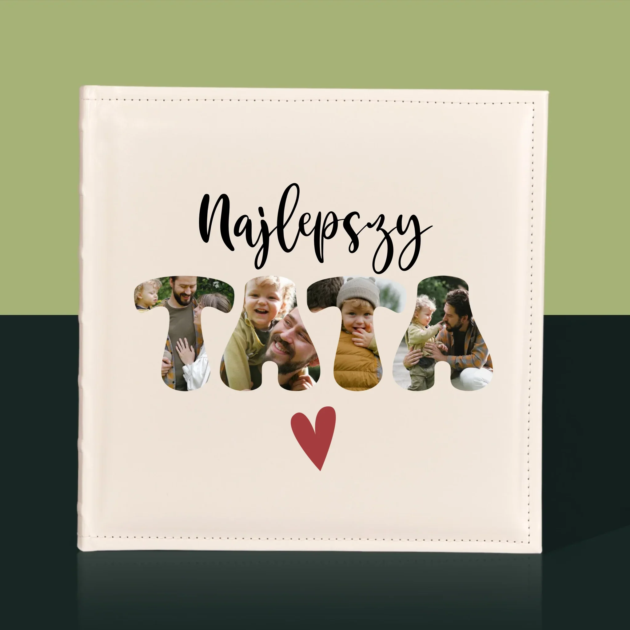 Zdjęcie I Podpis: Najlepszy Tata Serce - Album Na Zdjęcia