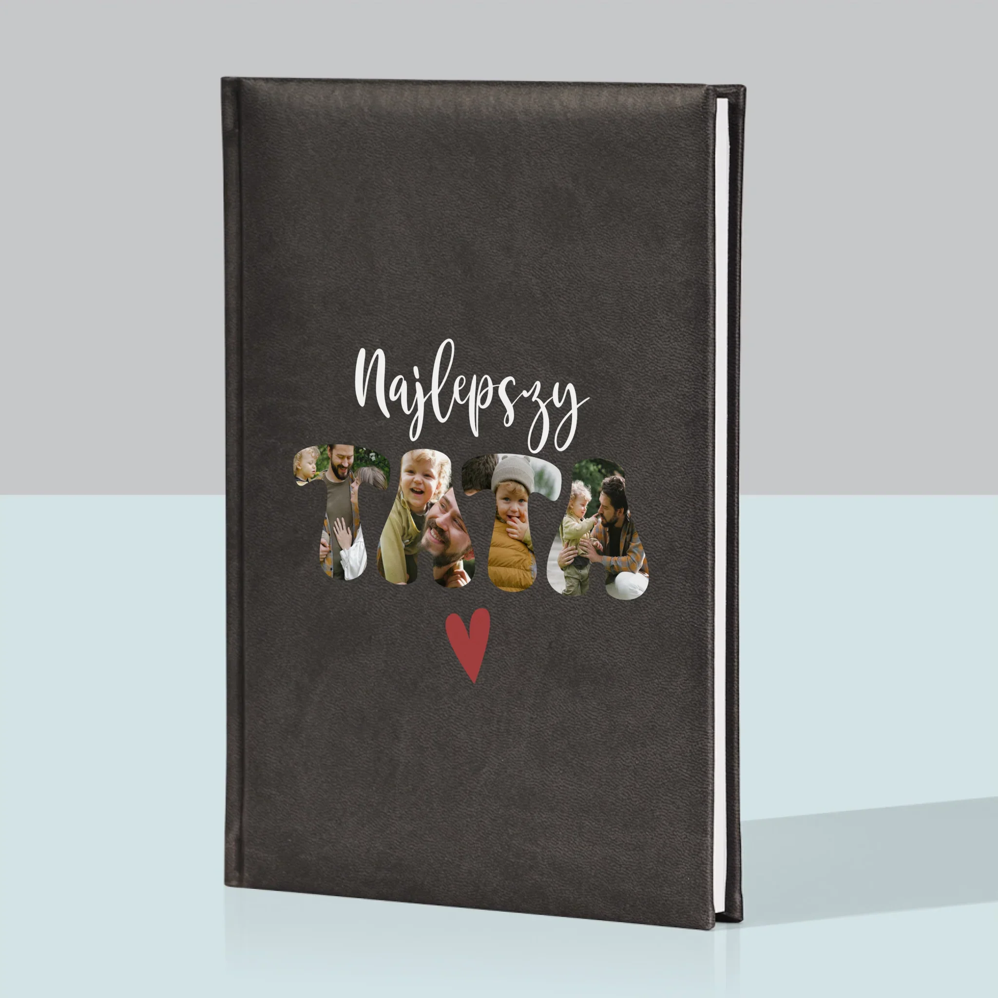 Zdjęcie I Podpis: Najlepszy Tata Serce - Notes Książkowy - Image 6