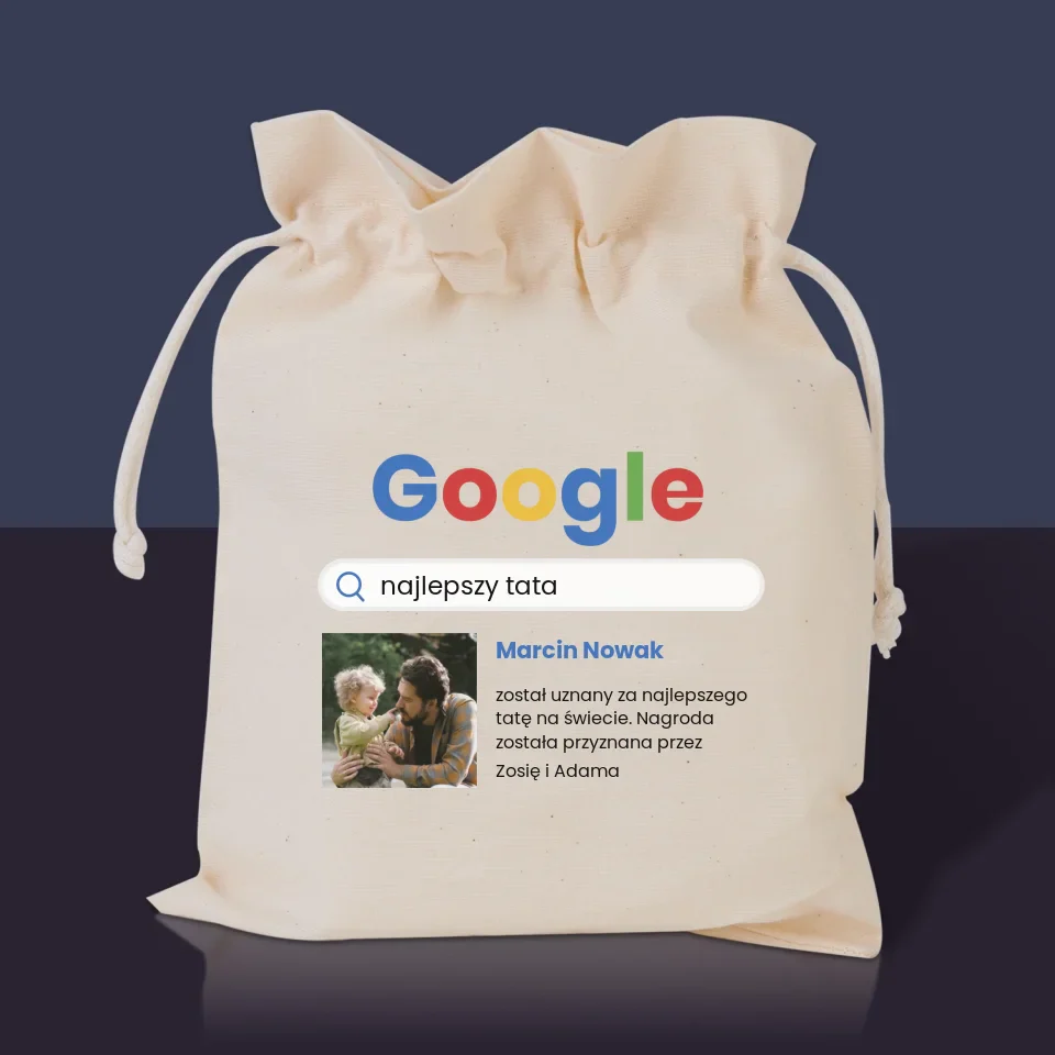 Zdjęcie i Podpis: Najlepszy Tata Wynik Google - Herbata w Woreczku - Image 2
