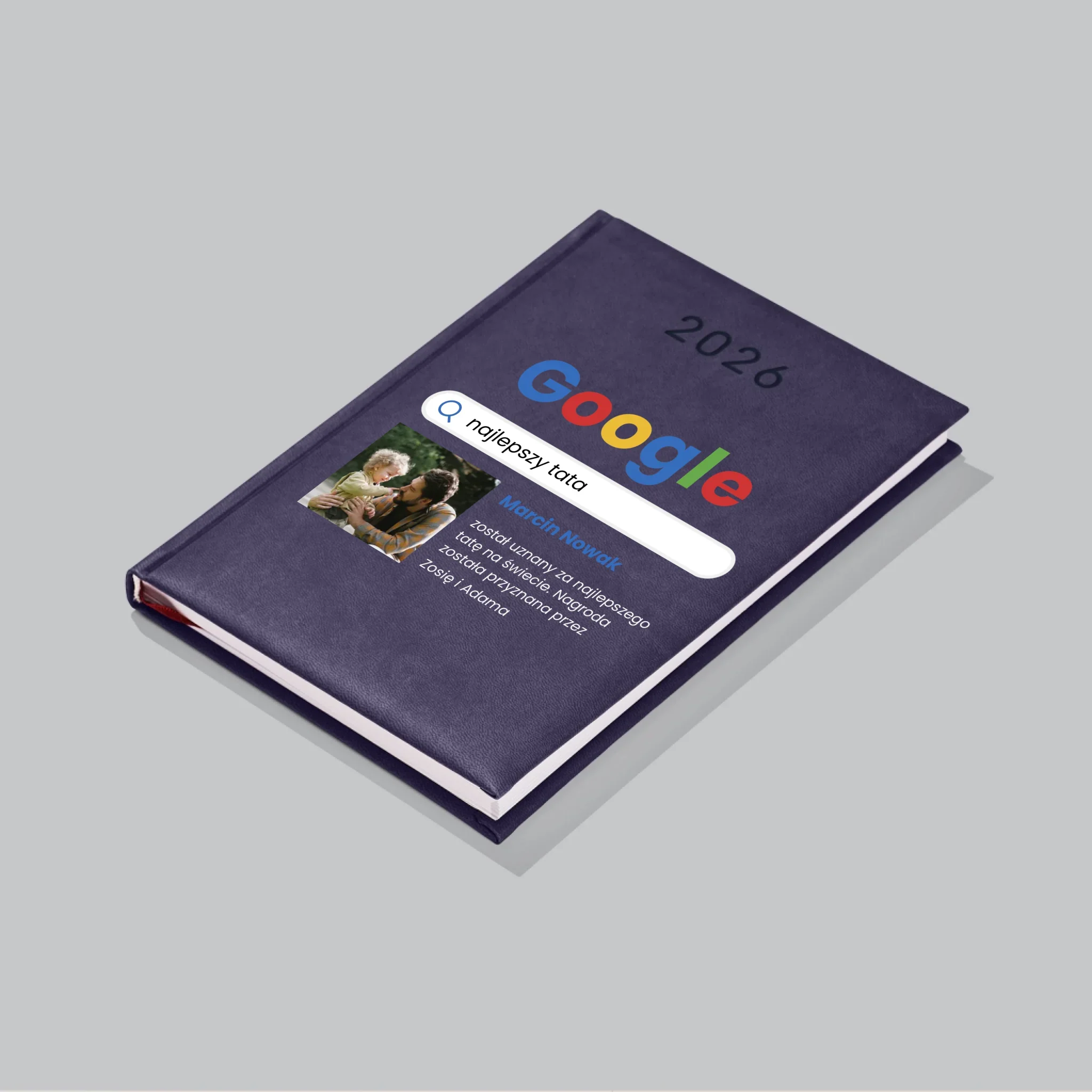 Zdjęcie i Podpis: Najlepszy Tata Wynik Google - Kalendarz Książkowy - Image 4