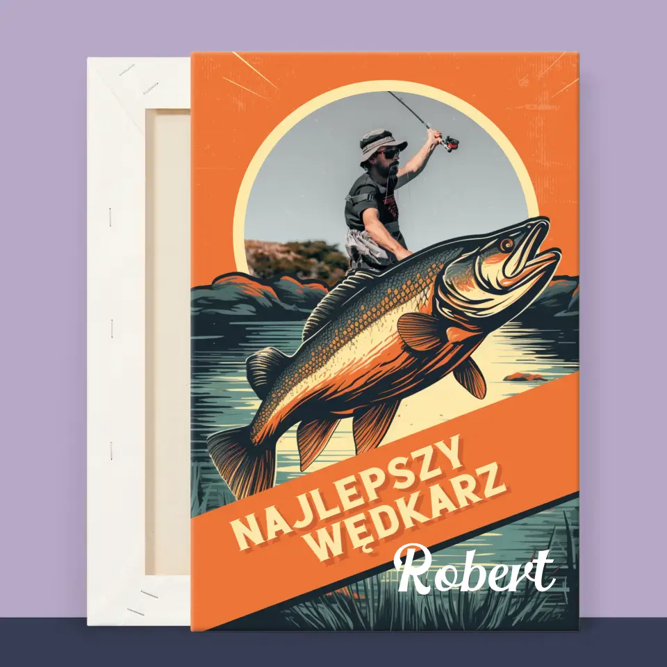 Zdjęcie i Podpis: Najlepszy Wędkarz - Wydruk Obramowany - Image 12