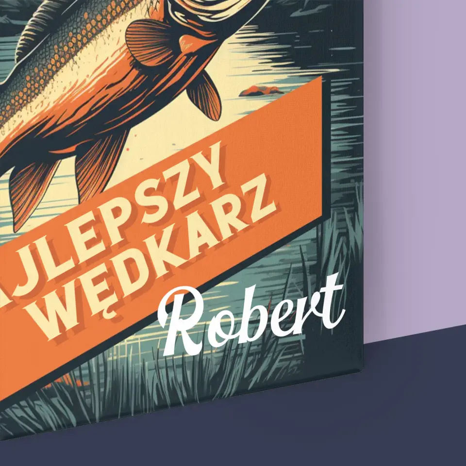 Zdjęcie i Podpis: Najlepszy Wędkarz - Wydruk Obramowany - Image 16