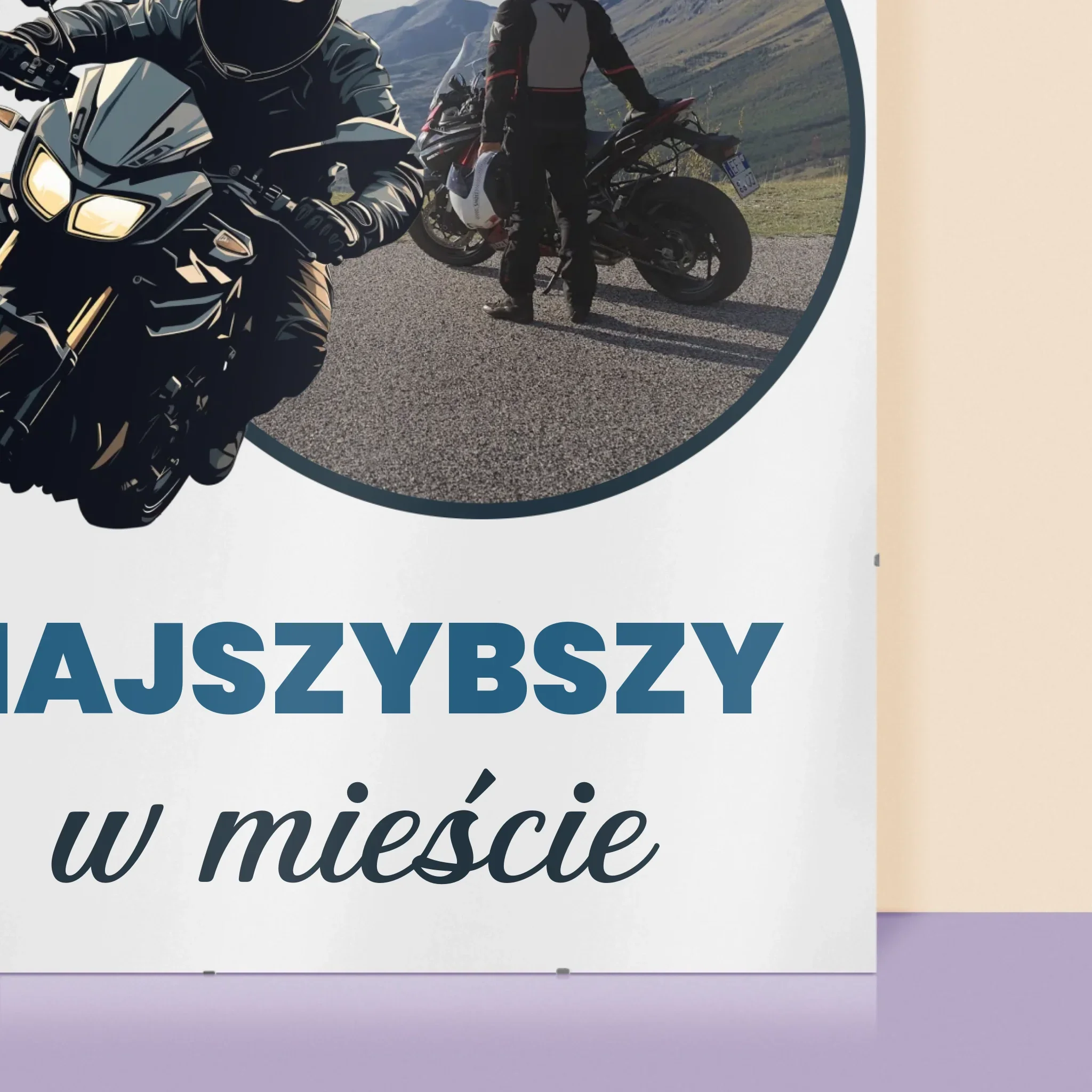 Zdjęcie I Podpis: Najszybszy W Mieście - Personalizowany Plakat - Image 2