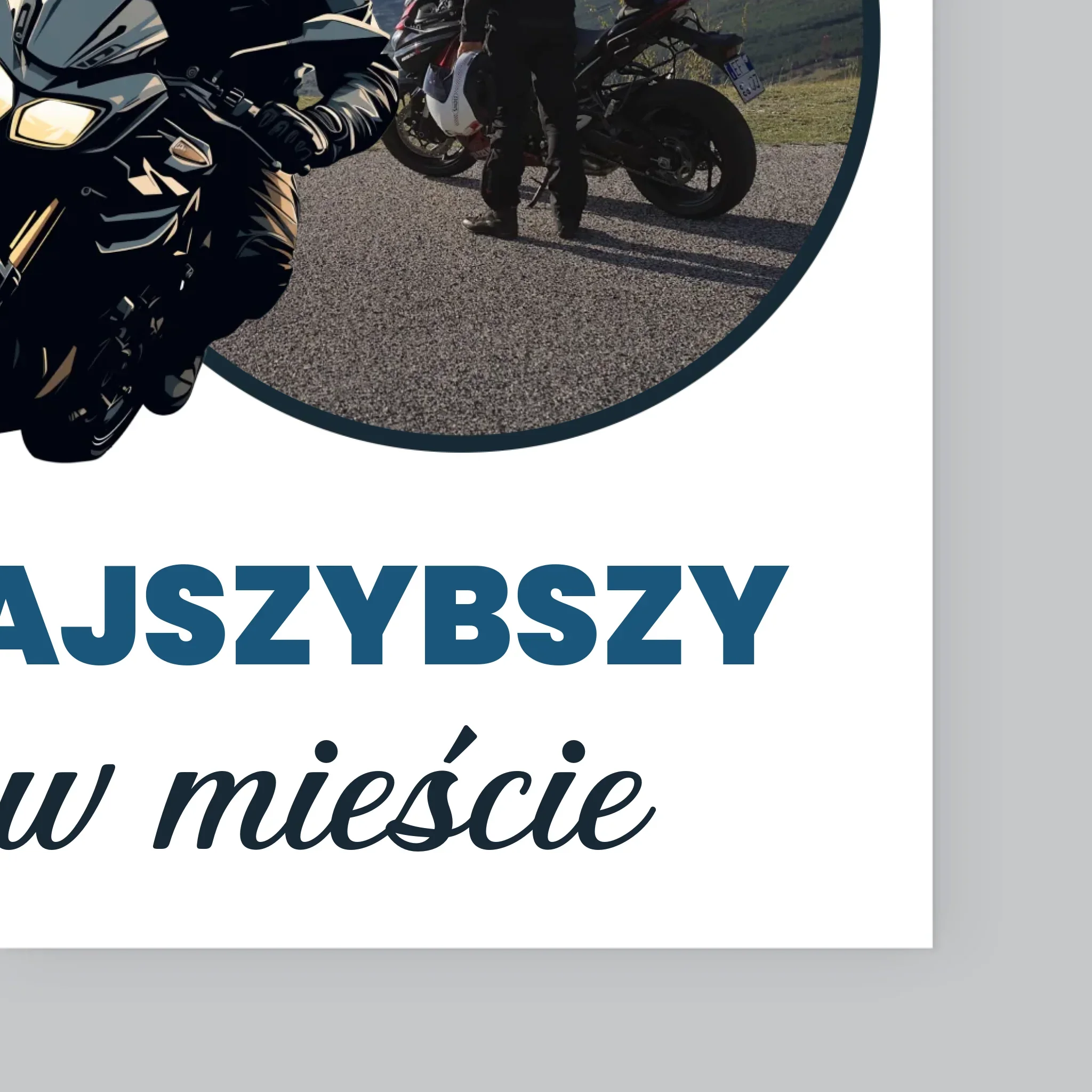 Zdjęcie I Podpis: Najszybszy W Mieście - Wydruk Obramowany - Image 11