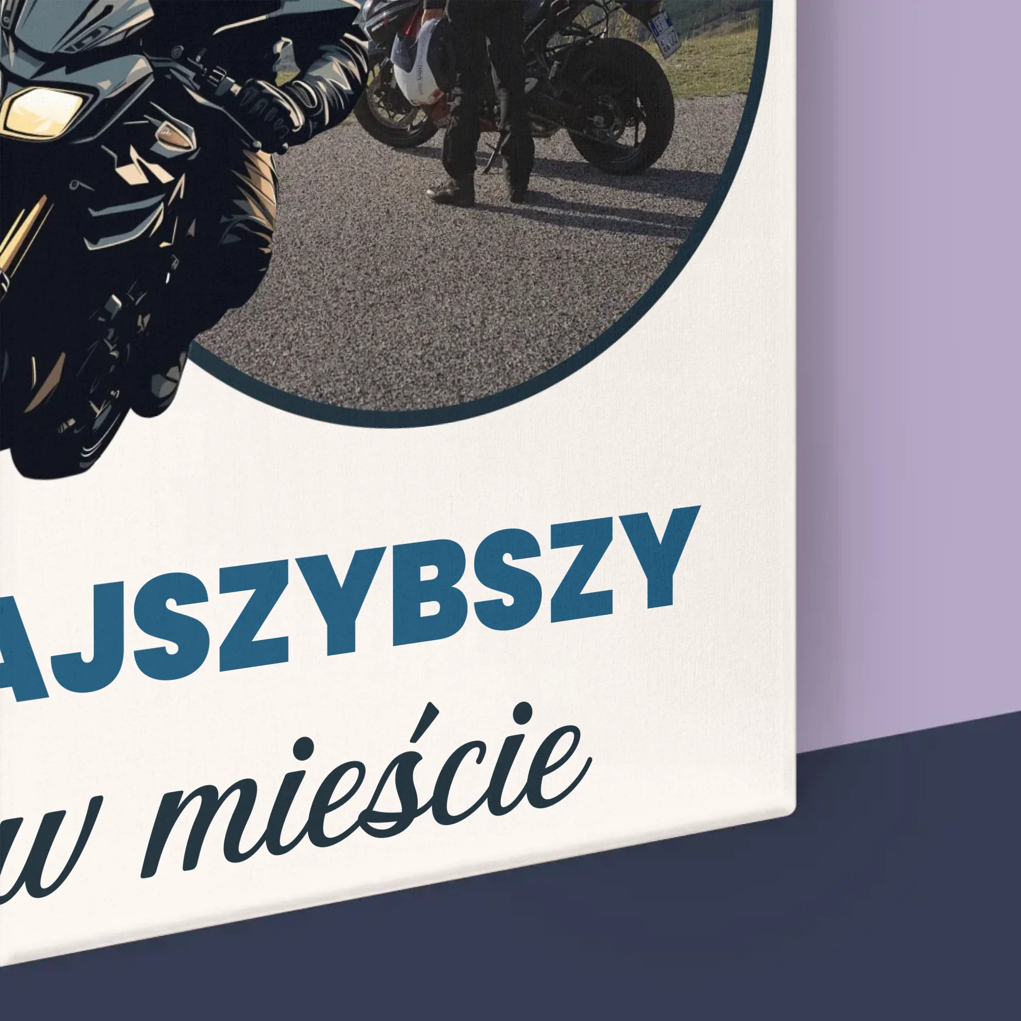 Zdjęcie I Podpis: Najszybszy W Mieście - Wydruk Obramowany - Image 17