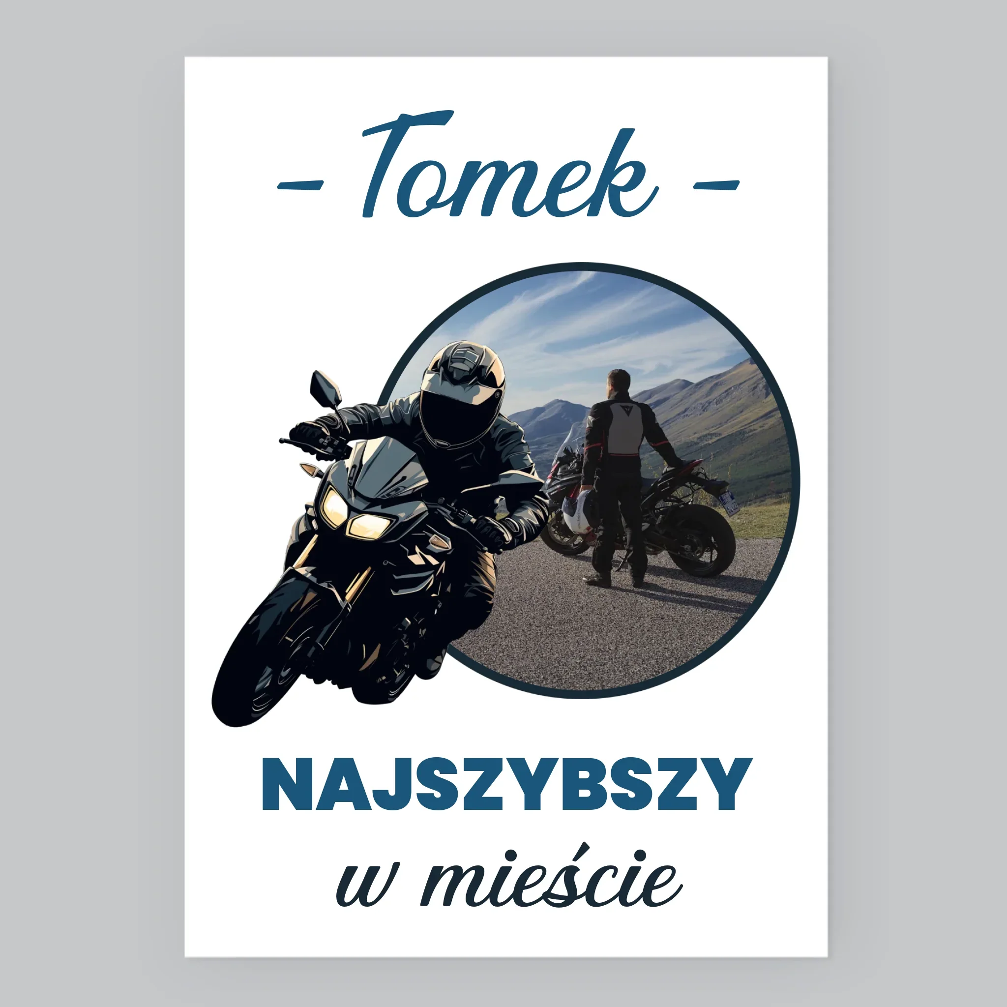 Zdjęcie I Podpis: Najszybszy W Mieście - Wydruk Obramowany - Image 8