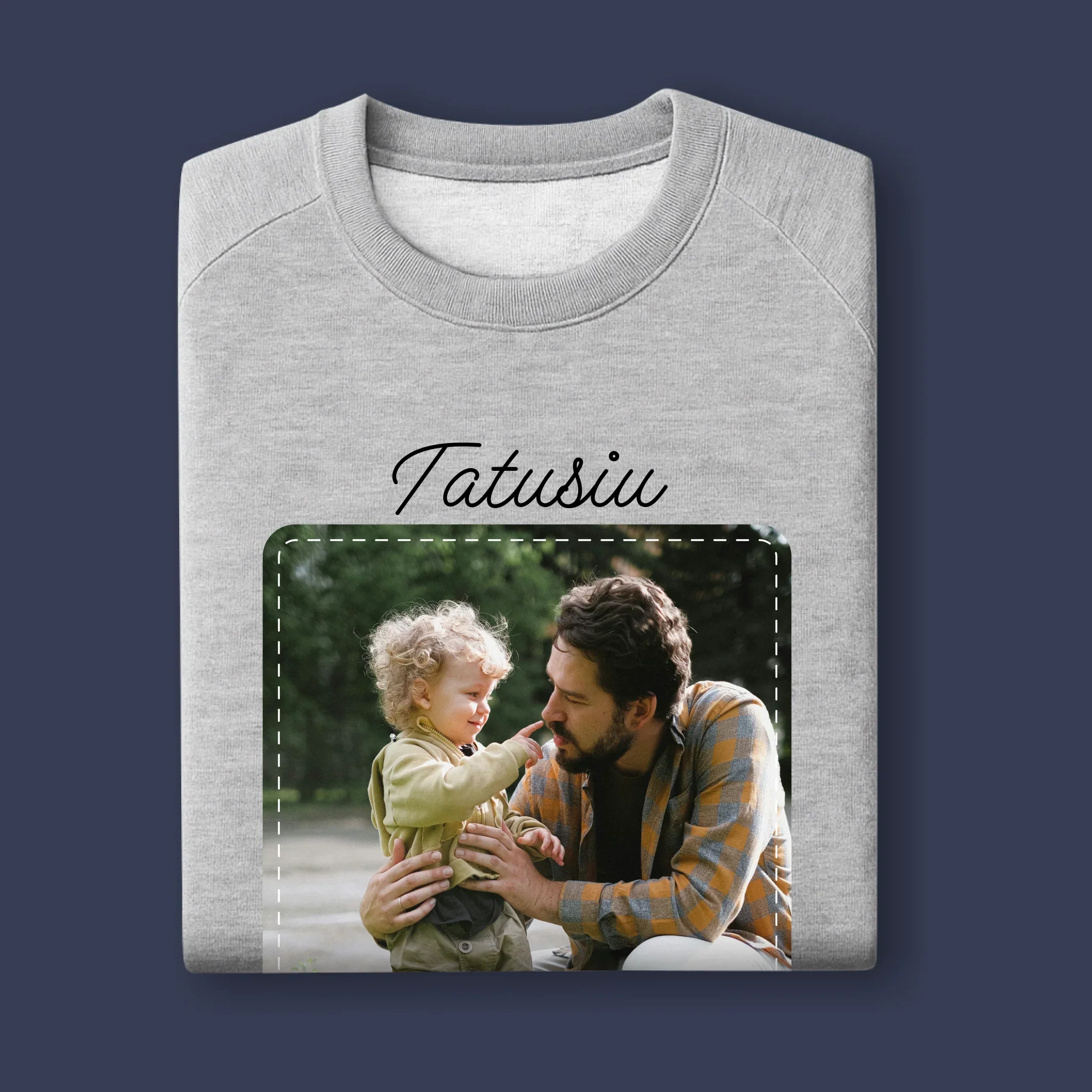 Zdjęcie i Podpis: Najwspanialszy Tata - Bluza Męska z Kapturem - Image 11
