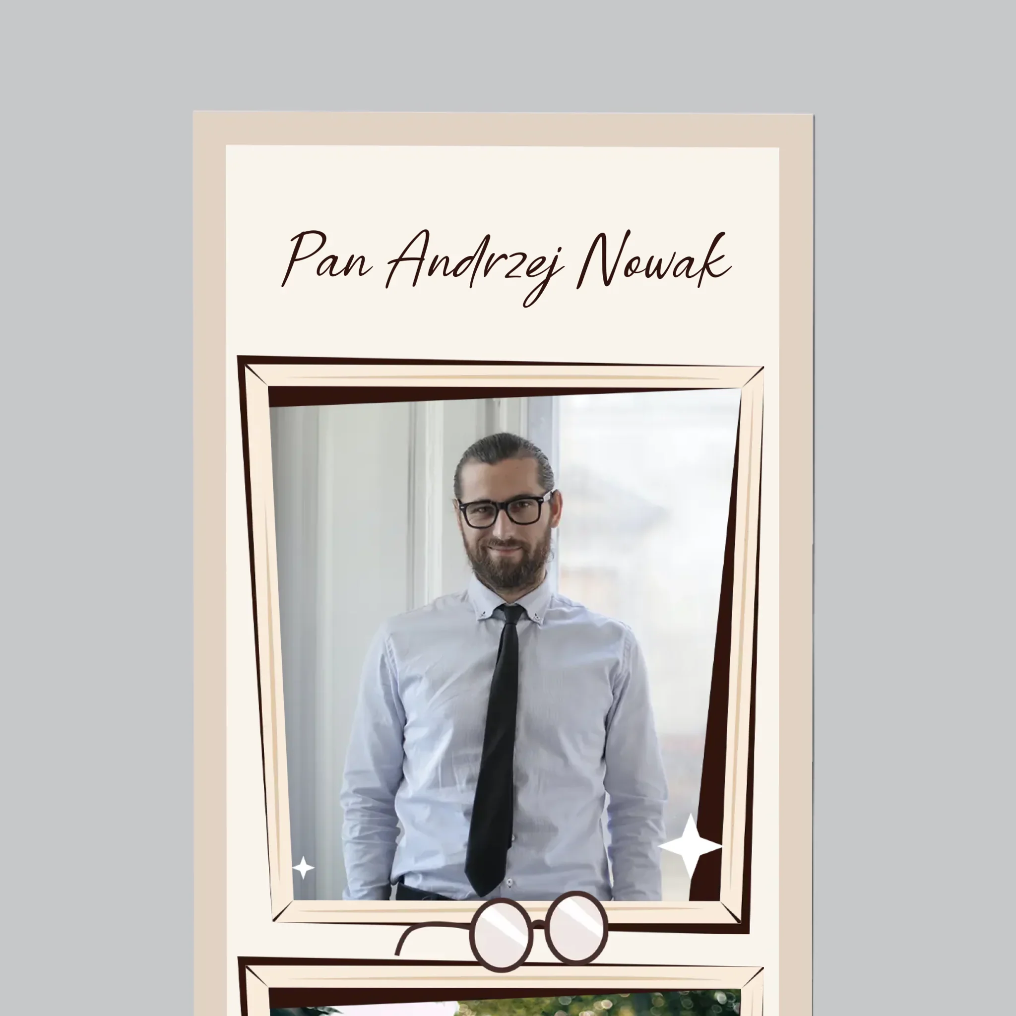 Zdjęcie i Podpis: Nauczyciel z Klasą - Magnes Na Lodówkę - Image 3