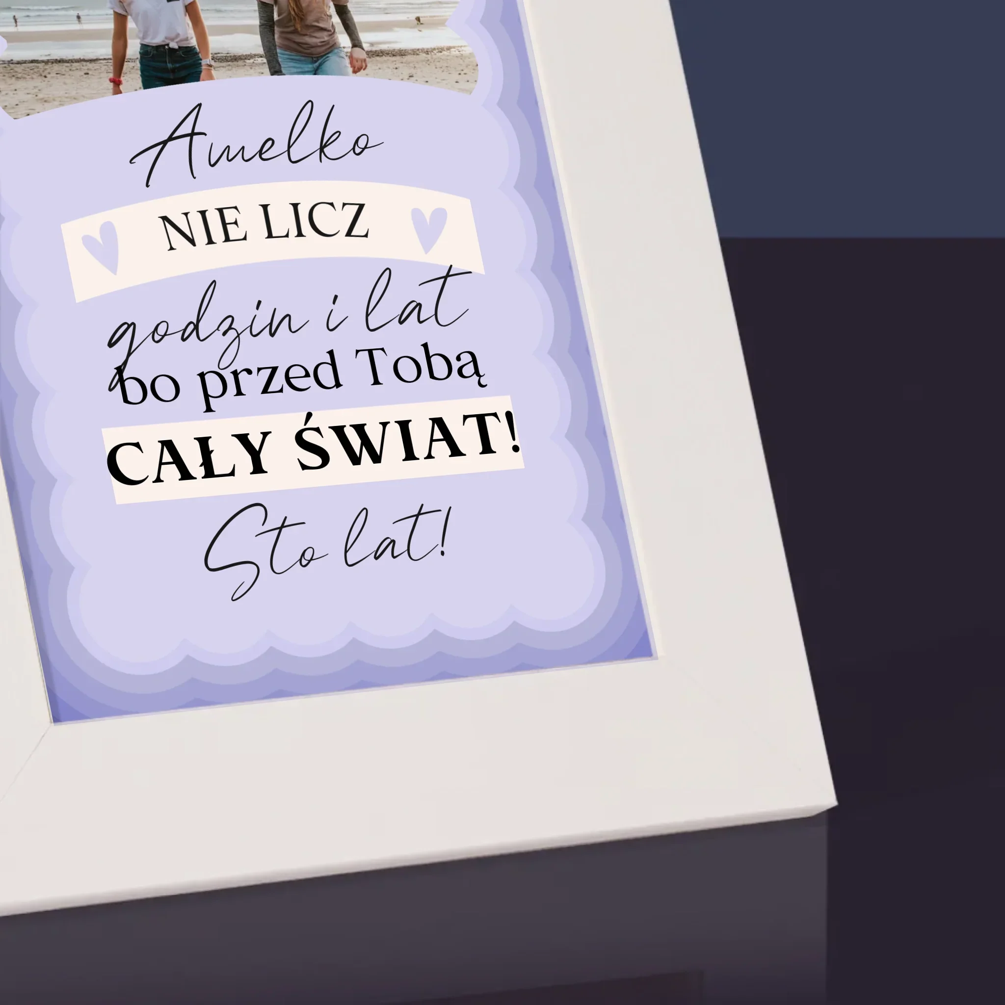 Zdjęcie i Podpis: Nie Licz Godzin i Lat - Ramka Na Zdjęcie - Image 3