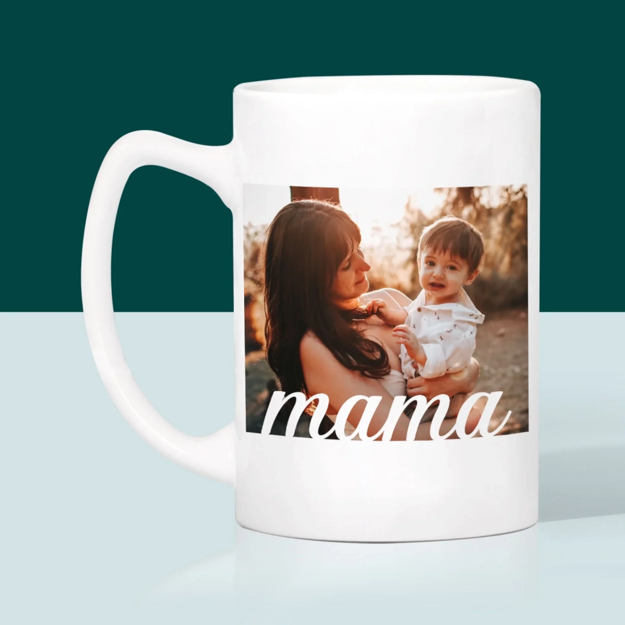Zdjęcie i Podpis: Niezastąpiona Mama Dedykacja - Kubek z Nadrukiem - Image 4