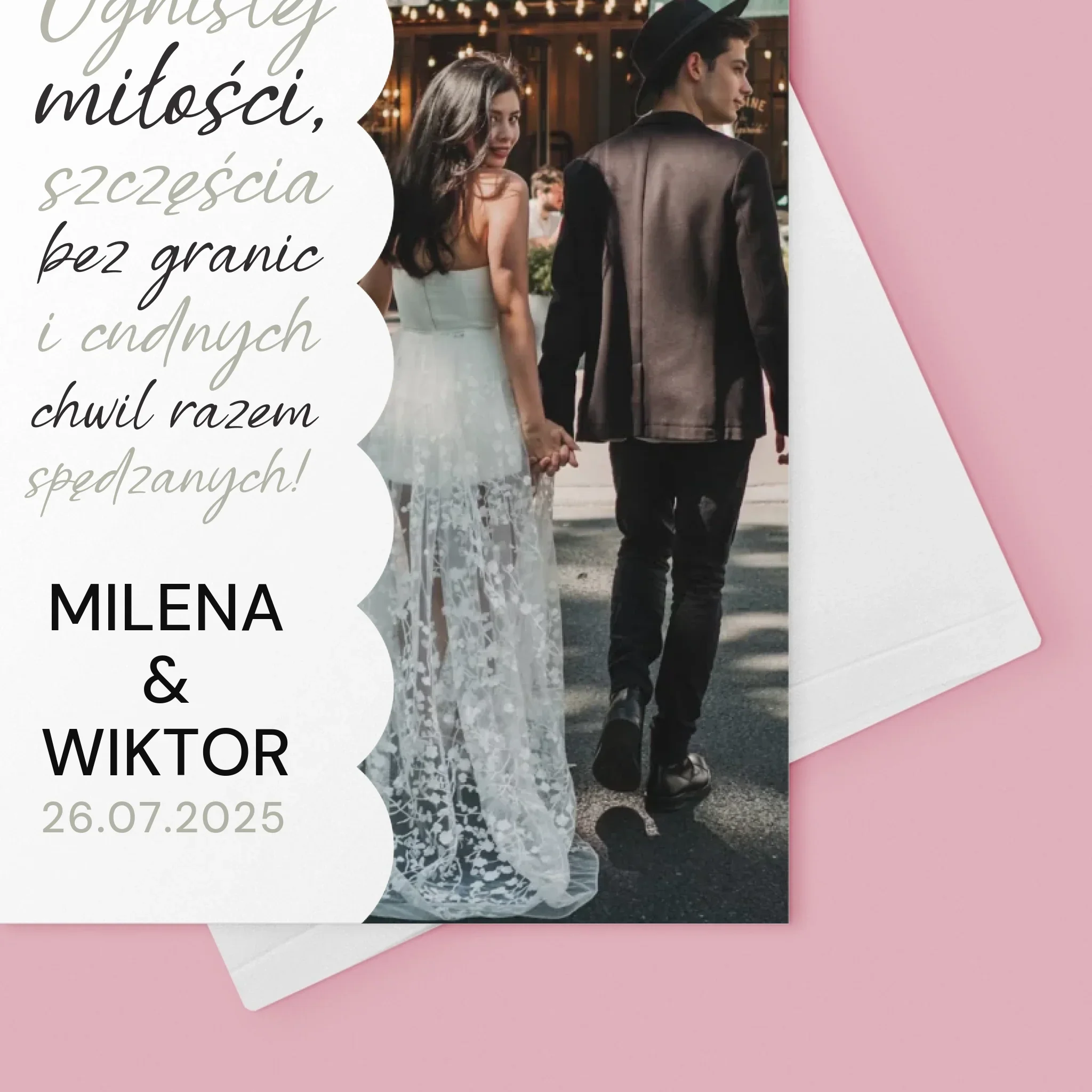 Zdjęcie i Podpis: Ognistej Miłości - Kartka z Życzeniami - Image 4