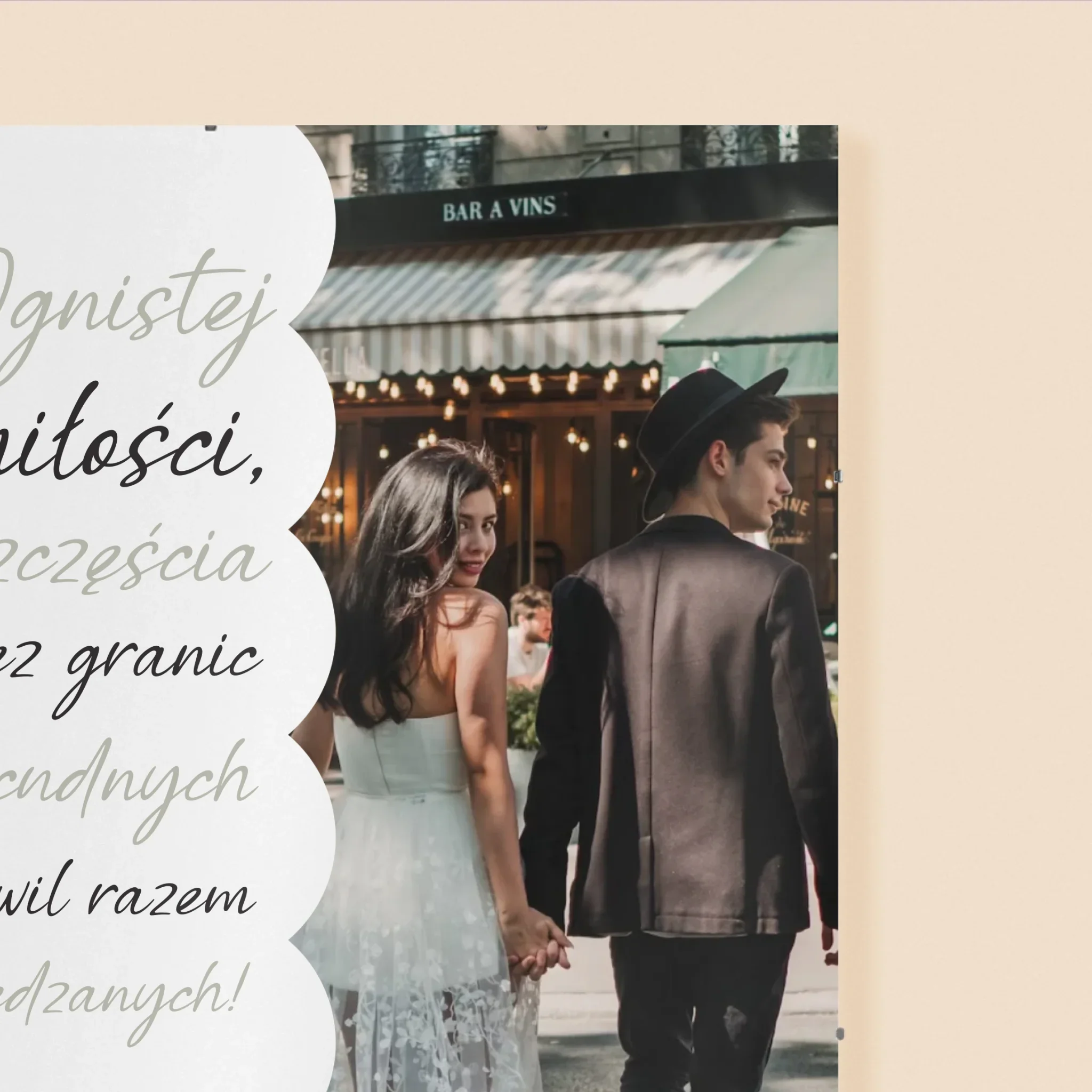 Zdjęcie i Podpis: Ognistej Miłości - Personalizowany Plakat - Image 3