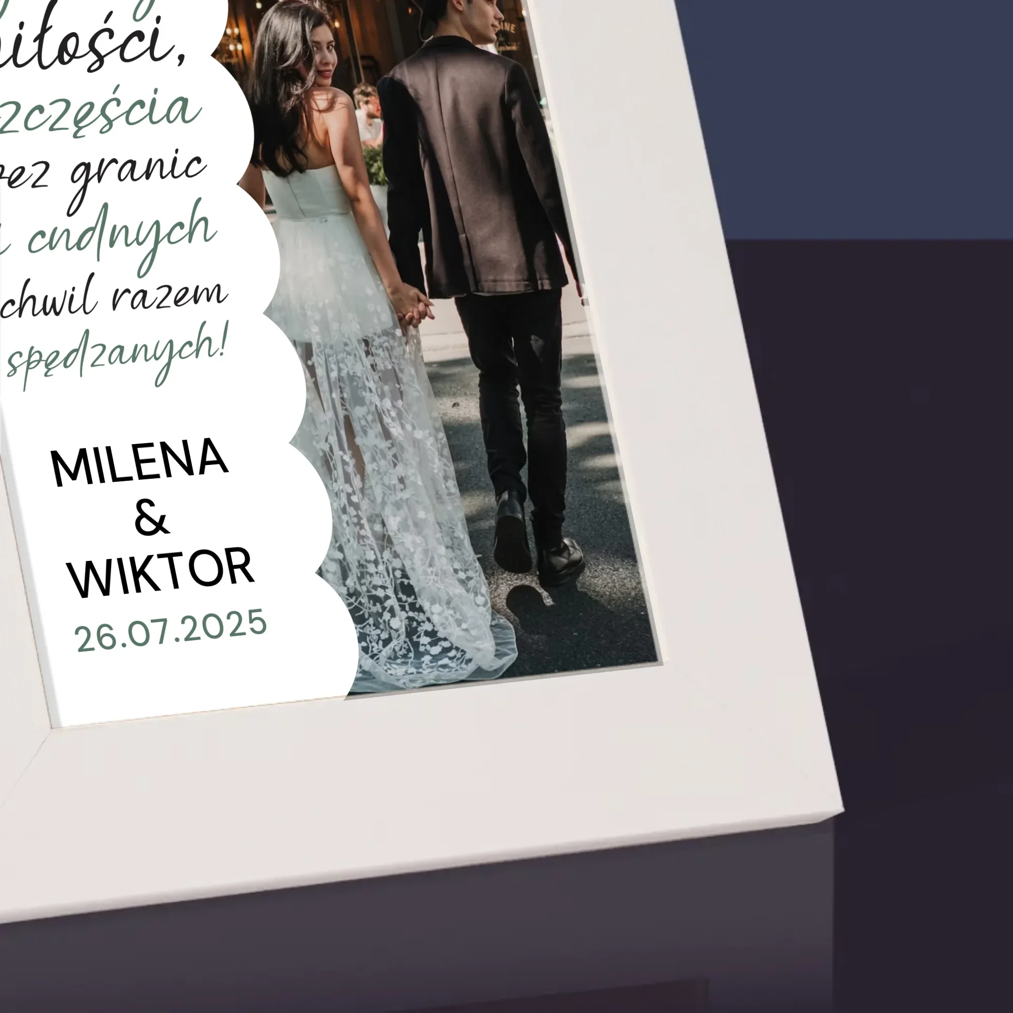 Zdjęcie i Podpis: Ognistej Miłości - Ramka Na Zdjęcie - Image 3